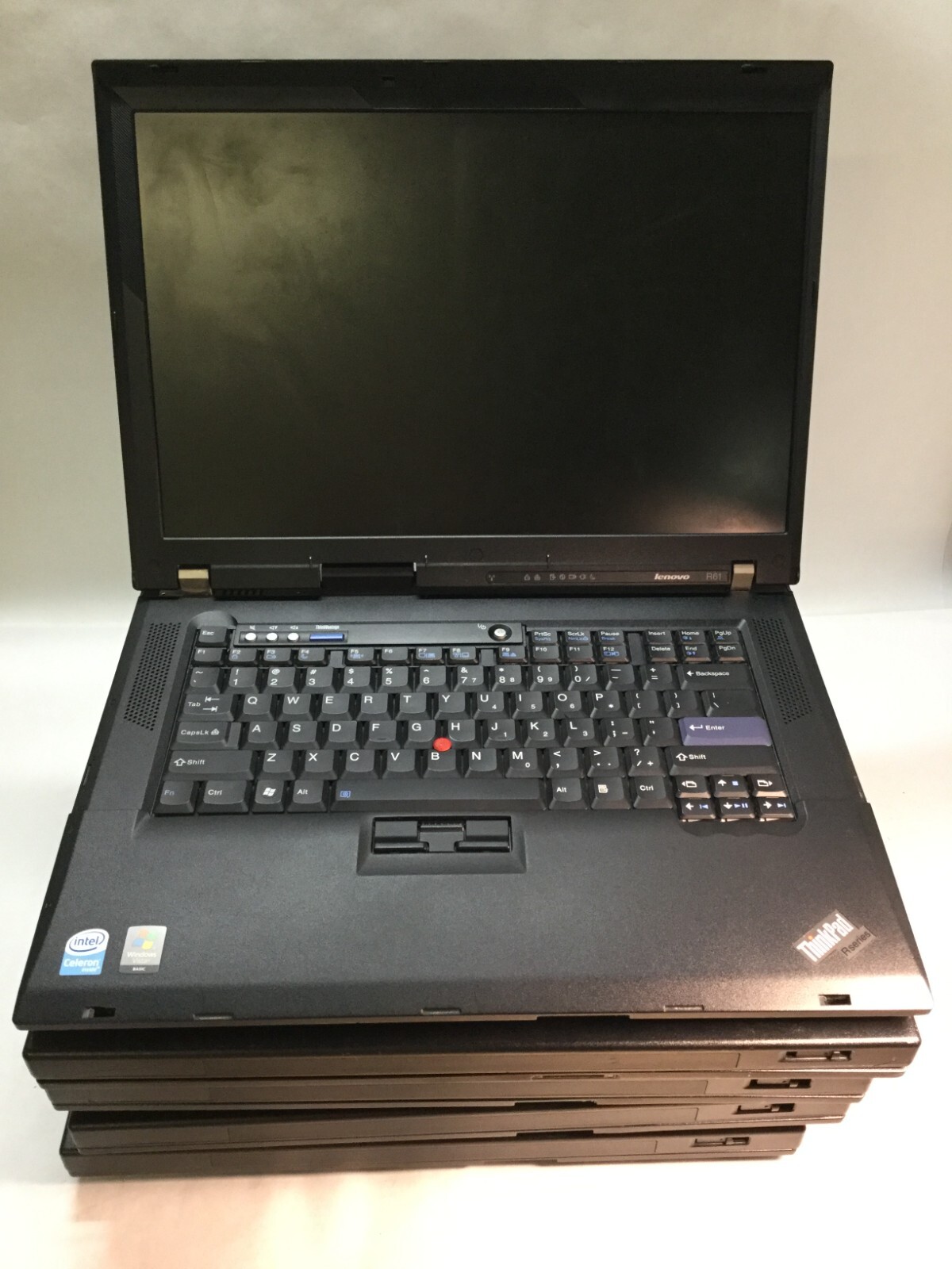 LOT OF 5- Lenovo ThinkPad R61 15″ Intel Celeron -BOOT TO BIOS -MZ