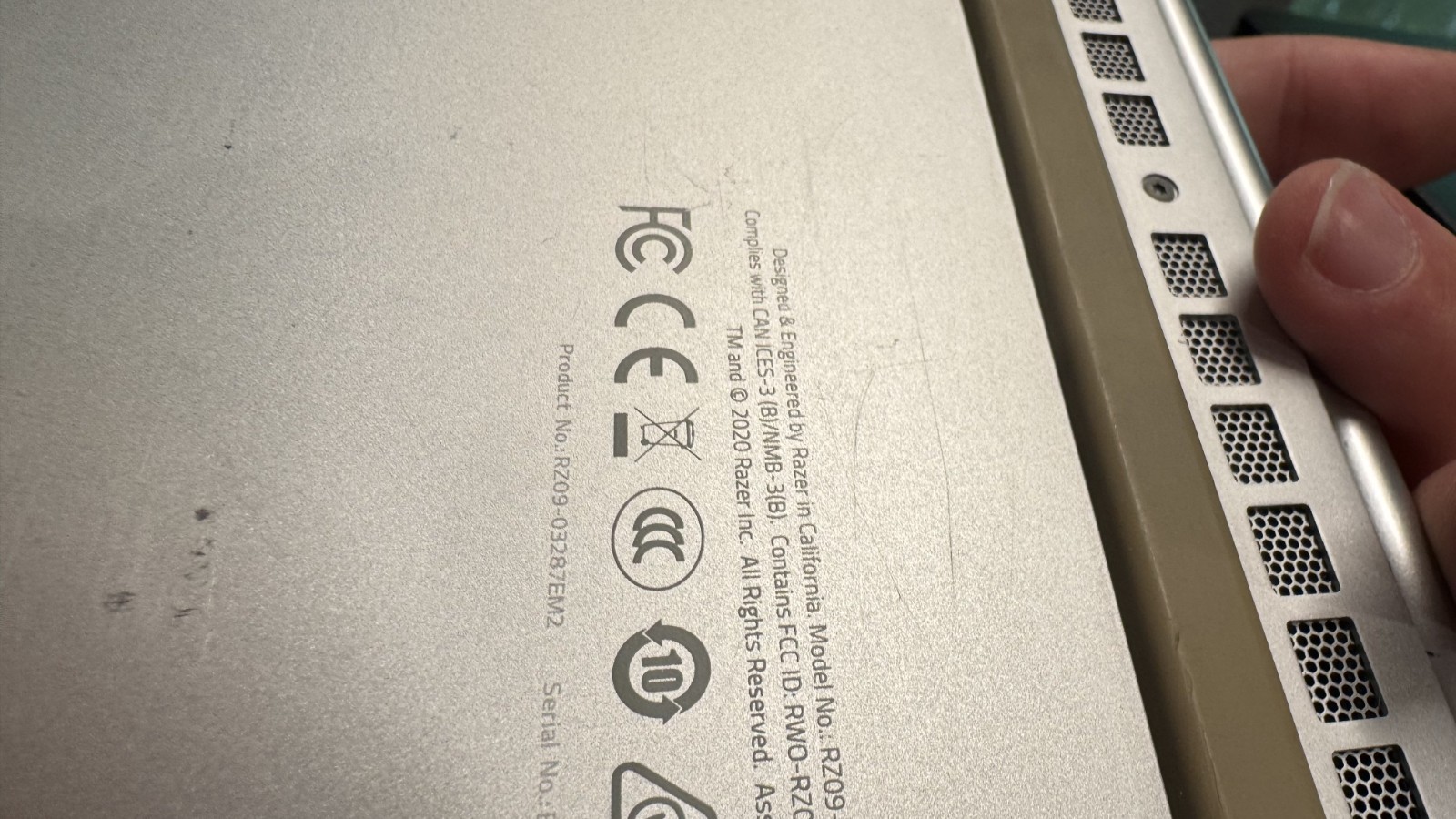 Razer Blade Laptop NO: RZ09-03287EM2 | I7-10750H 2.60 Ghz | 16gb Ram | Rtx 2070