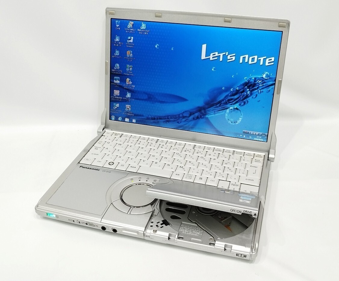 Panasonic Let’s note CF-S10 Intel SSD 240GB 8GB Core i5 2.50GHz 12.1inch DVD JP