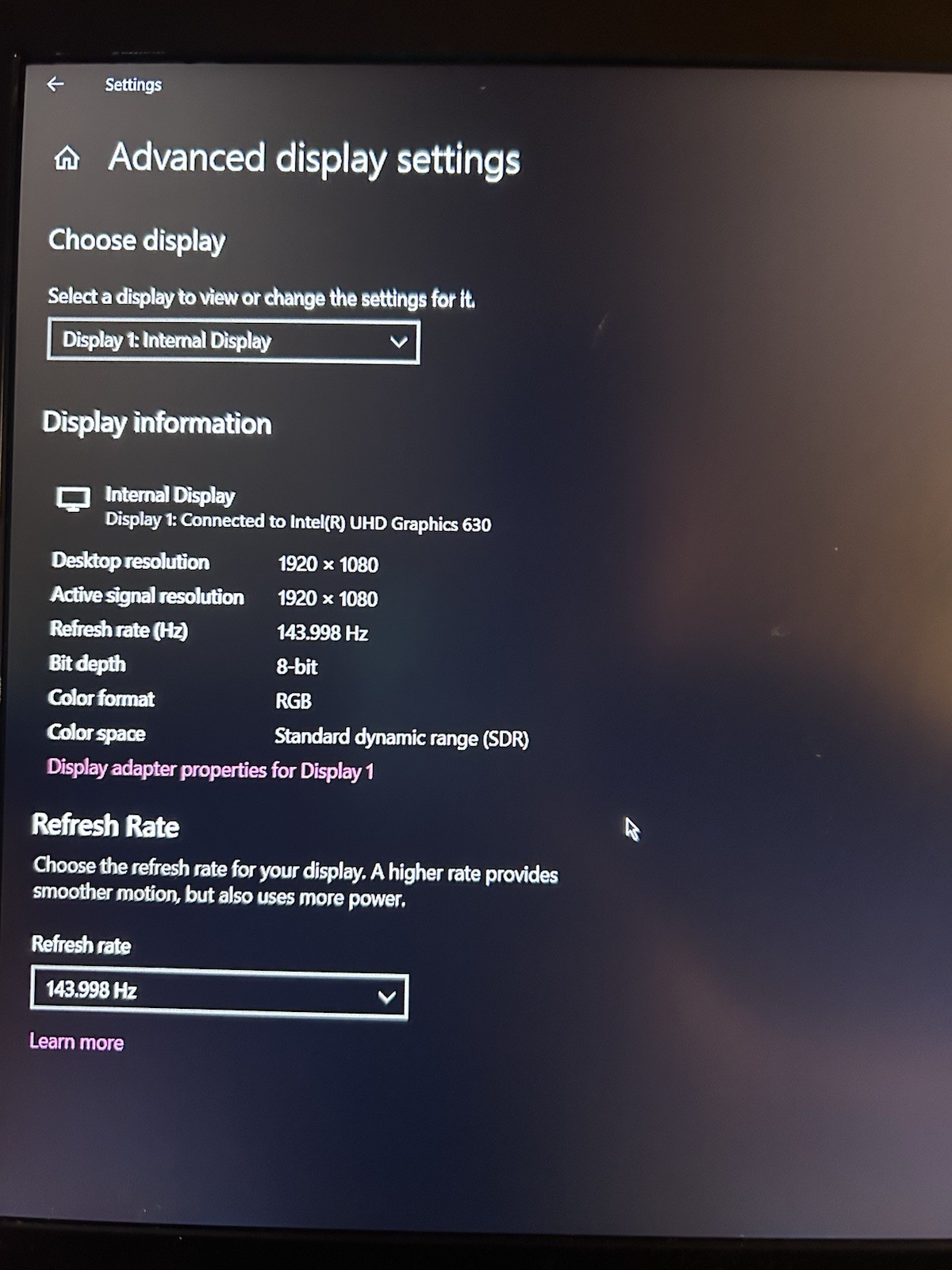 Alienware Gaming Laptop i7 GTX 1060 144Hz Display