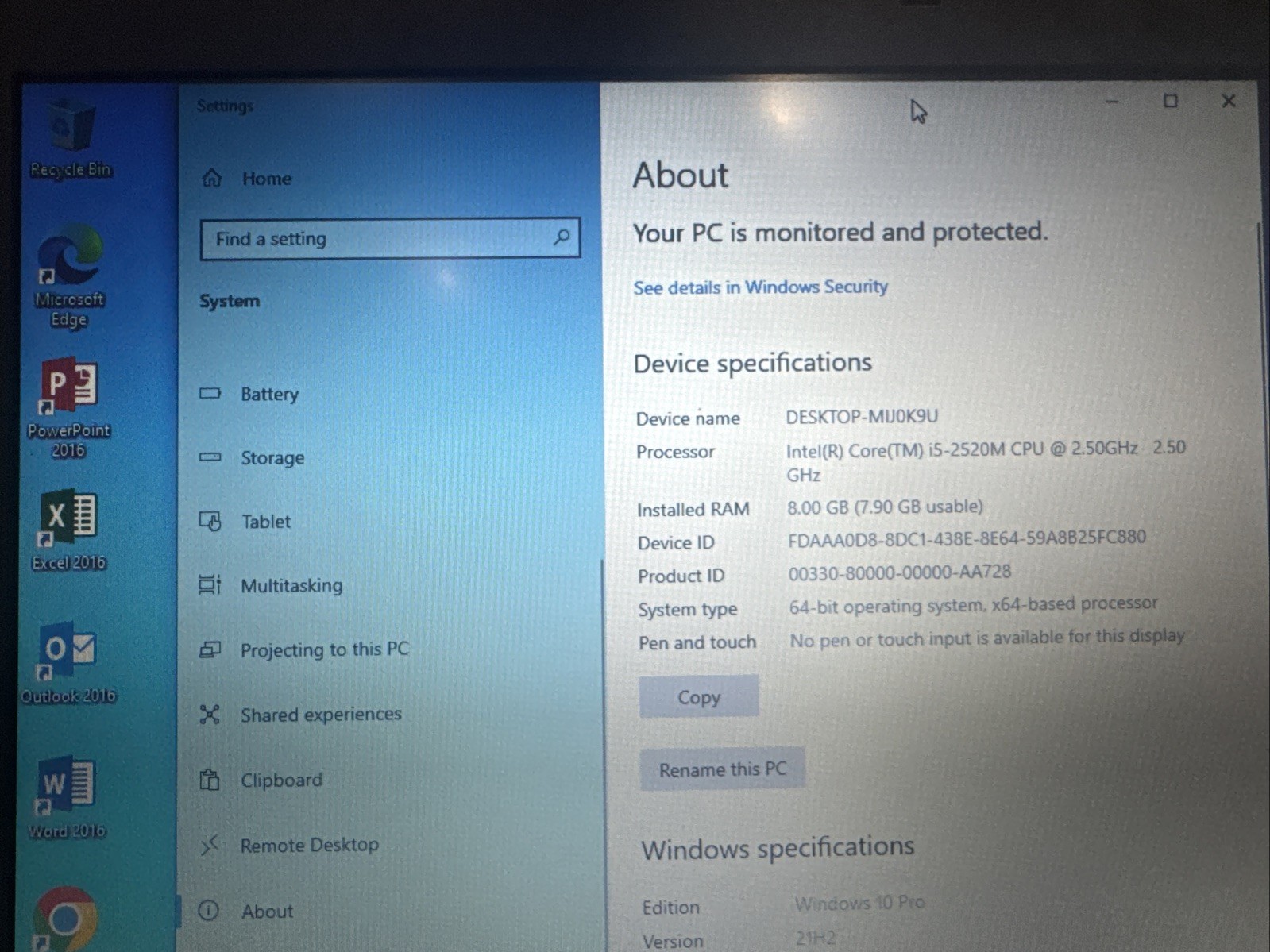 Dell Latitude E5420 14″ Laptop Intel Core i5 2.5GHz 8GB – 320GB HDD Windows 10