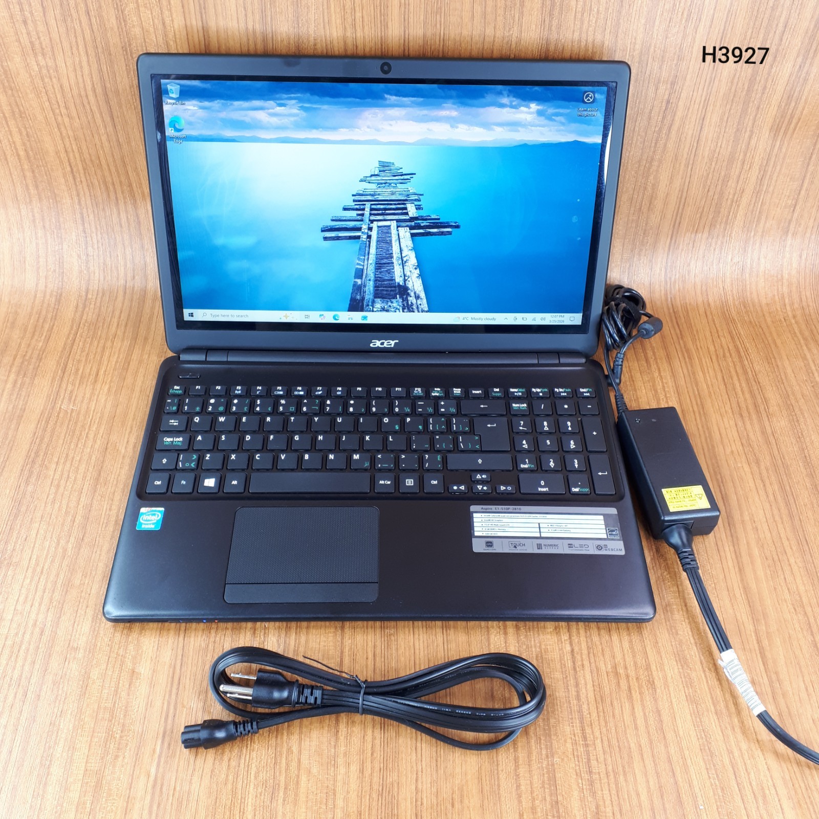 Acer Aspire E1-510P Z5WE3 15.6″ Touch Laptop Celeron N2920 8GB 500GB W10H