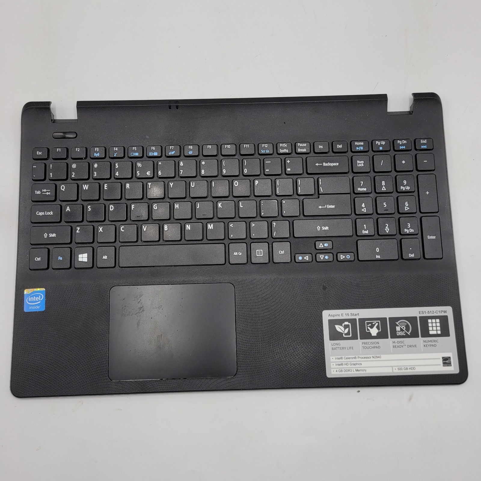 Acer Aspire E15 Start Intel Celeron No RAM 500GB HDD 15.6″ FOR PARTS