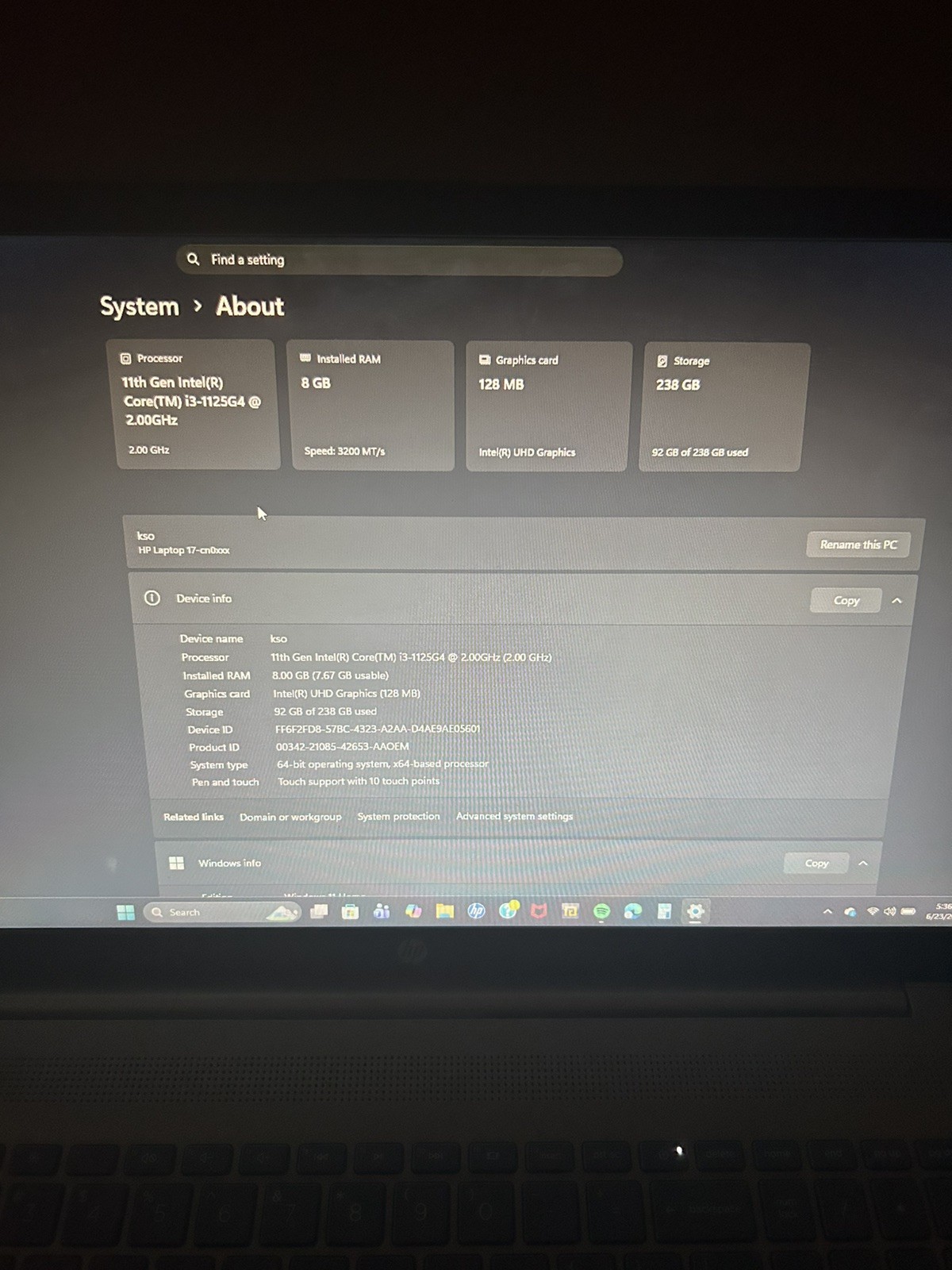 Gaming laptops