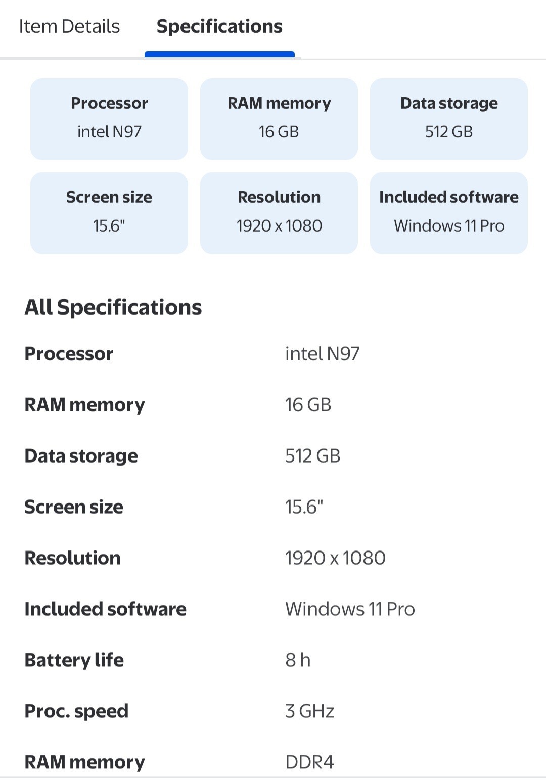 ACEMAGIC AX15 15.6 in (512GB SSD, Intel Alder Lake N95, 1.7GHz, 16GB RAM) Laptop