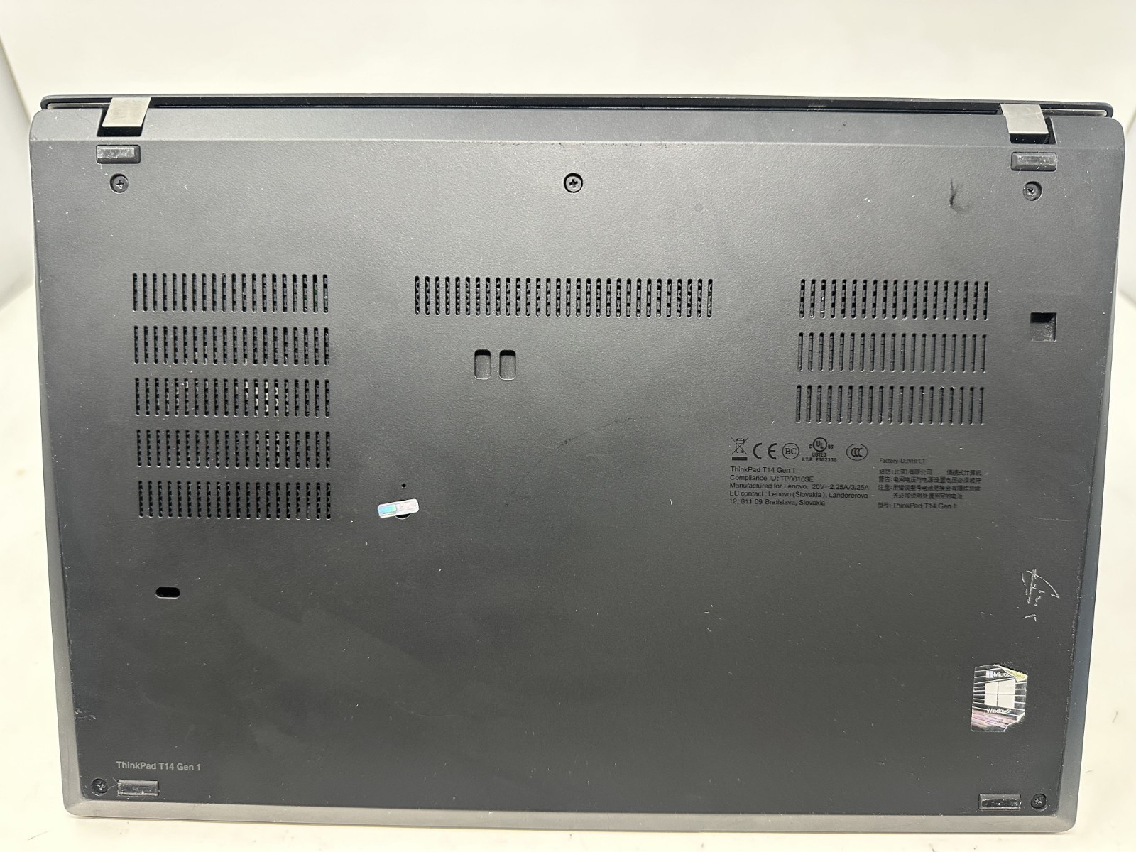 Lenovo ThinkPad T14 1st Gen 14″ 256GB SSD, i5 10th Gen 1.60GHz, 16GB RAM, Win 11