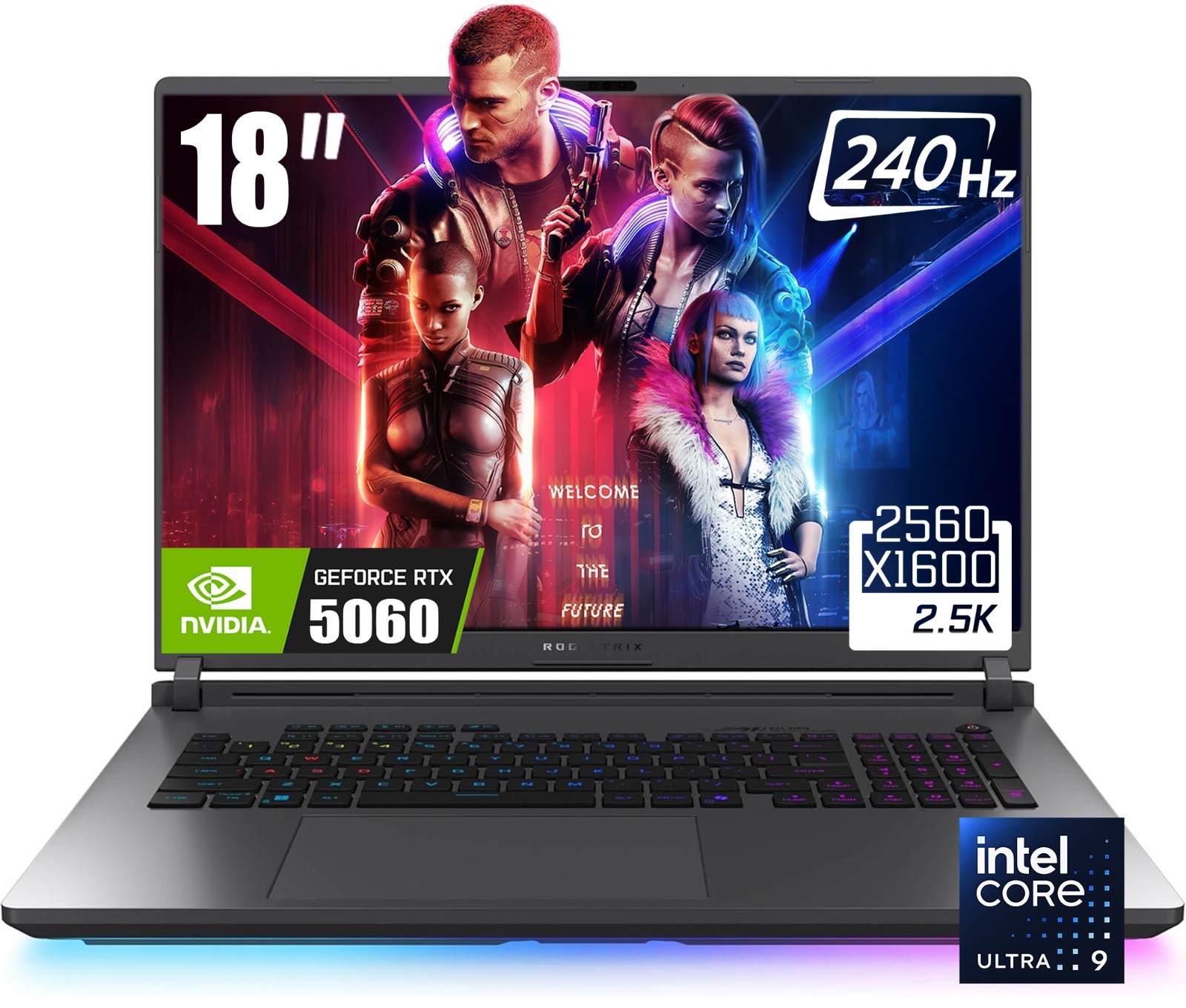 ASUS ROG Strix 18″ QHD Gaming Laptop Intel Ultra 9 275HX RTX 5060 64GB 4TB SSD