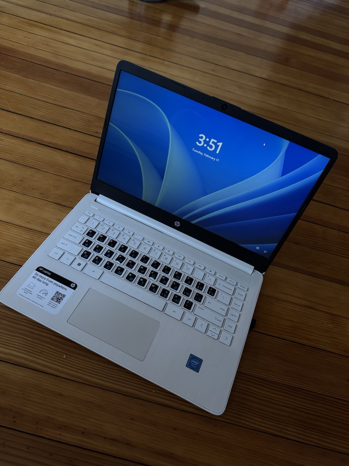 HP 15-DA0XXX Intel Celeron 15″ Notebook Laptop White Windows 11 Wi-Fi