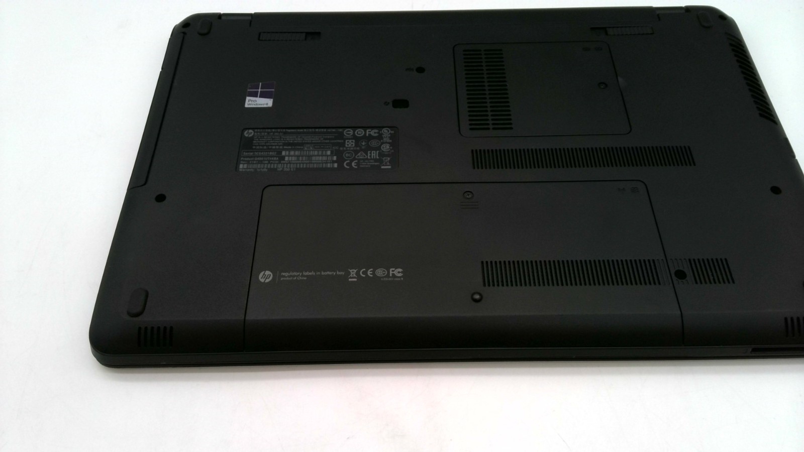 HP 350 G1 Intel Core i3-4005U 1.70GHz 4GB RAM 15.6″ No HDD No OS