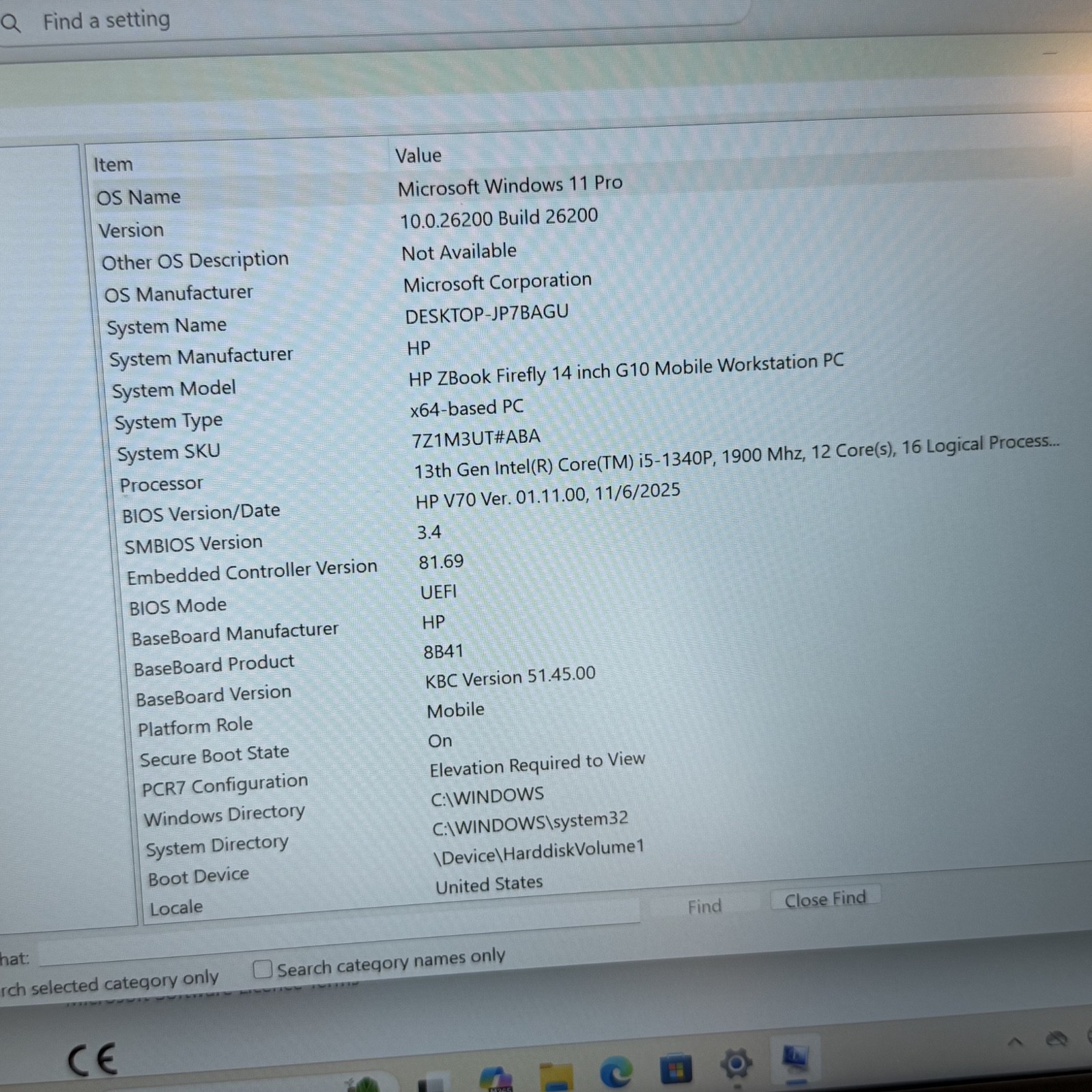 HP ZBook Firefly G10 14″ FHD+ Touch i5 1.9 GHz 16GB RAM 512GB Win 11 Pro #H981