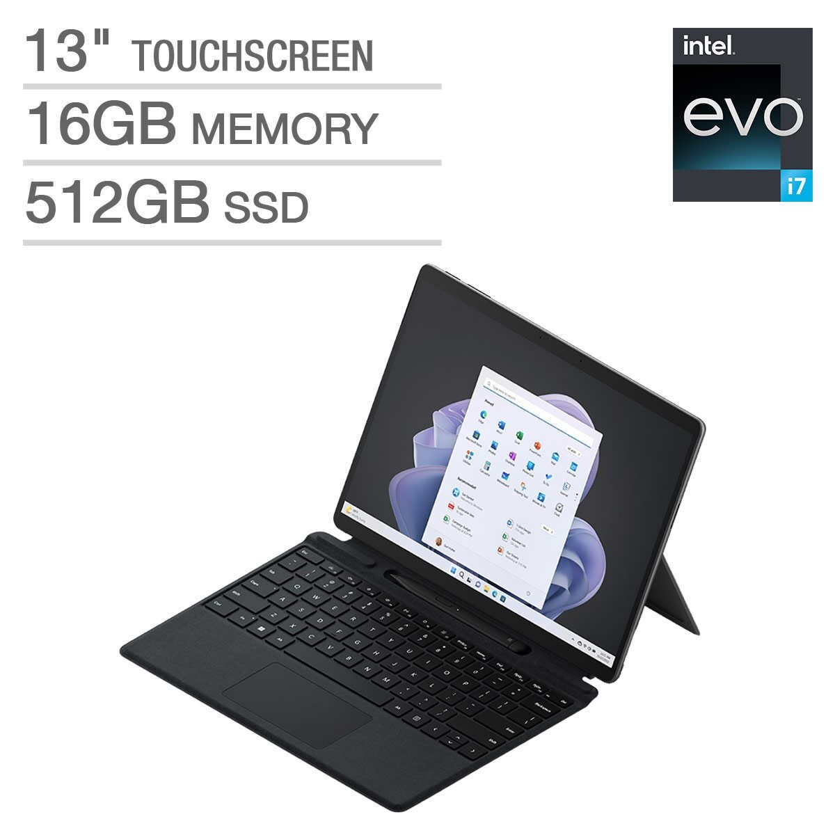 Microsoft VQ1-00001 13″ Intel Core i7-1255U 16GB 512GB SSD (Solid State Drive) W