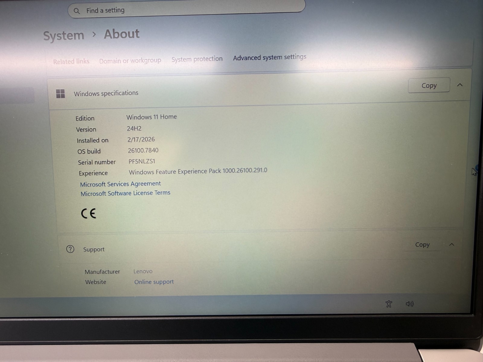LENOVO IDEAPAD 1 14IJL7 PS-N6000 4GB RAM 128GB SSD
