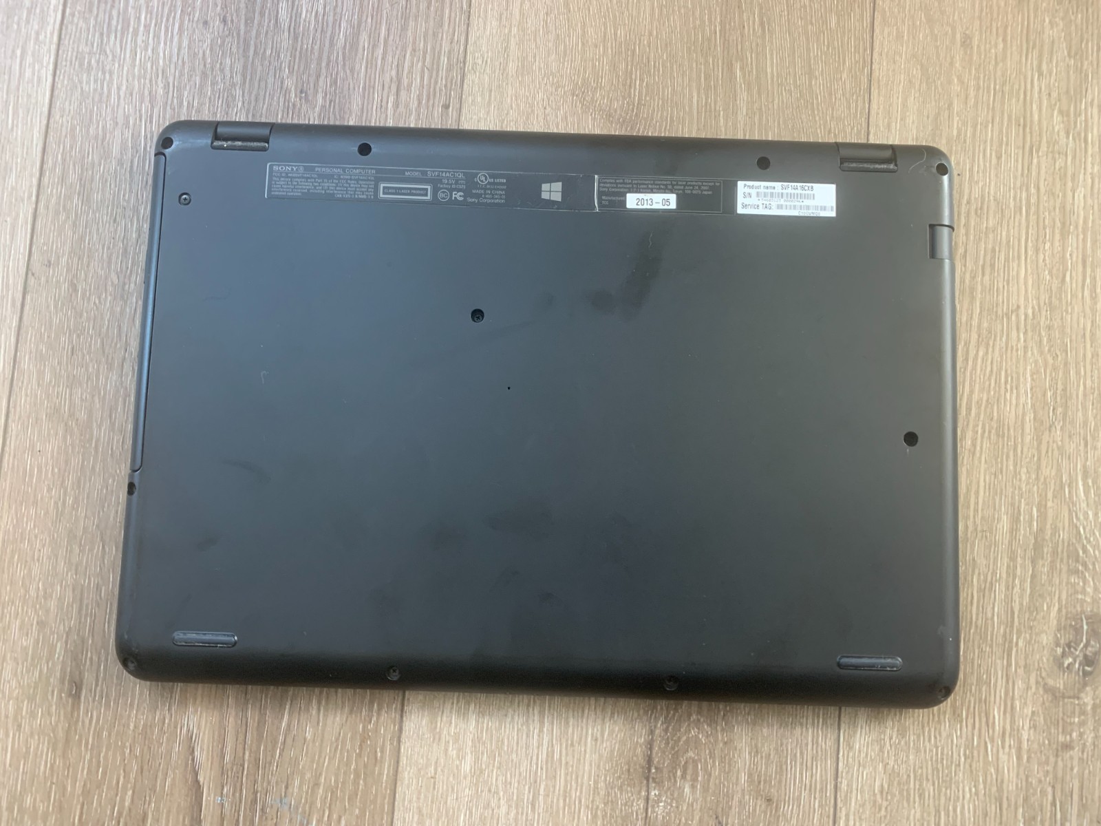 Sony SVF14AC1QL Laptop 14″ Intel Core i7-3537U 2.00GHz 8GB RAM 750GB HDD Win 8