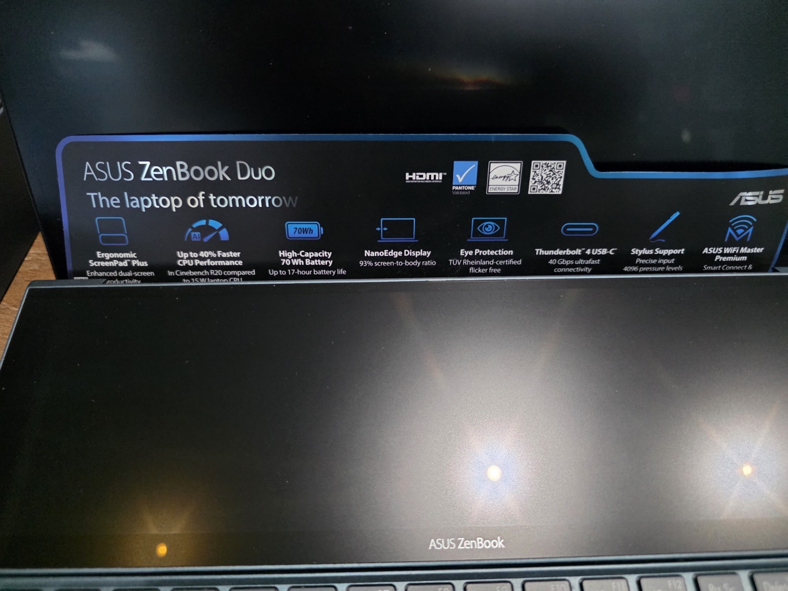 Upgradable ASUS ZenBook Duo 14 UX482EAR i7-1195G7 – Factory Reset – Very Clean