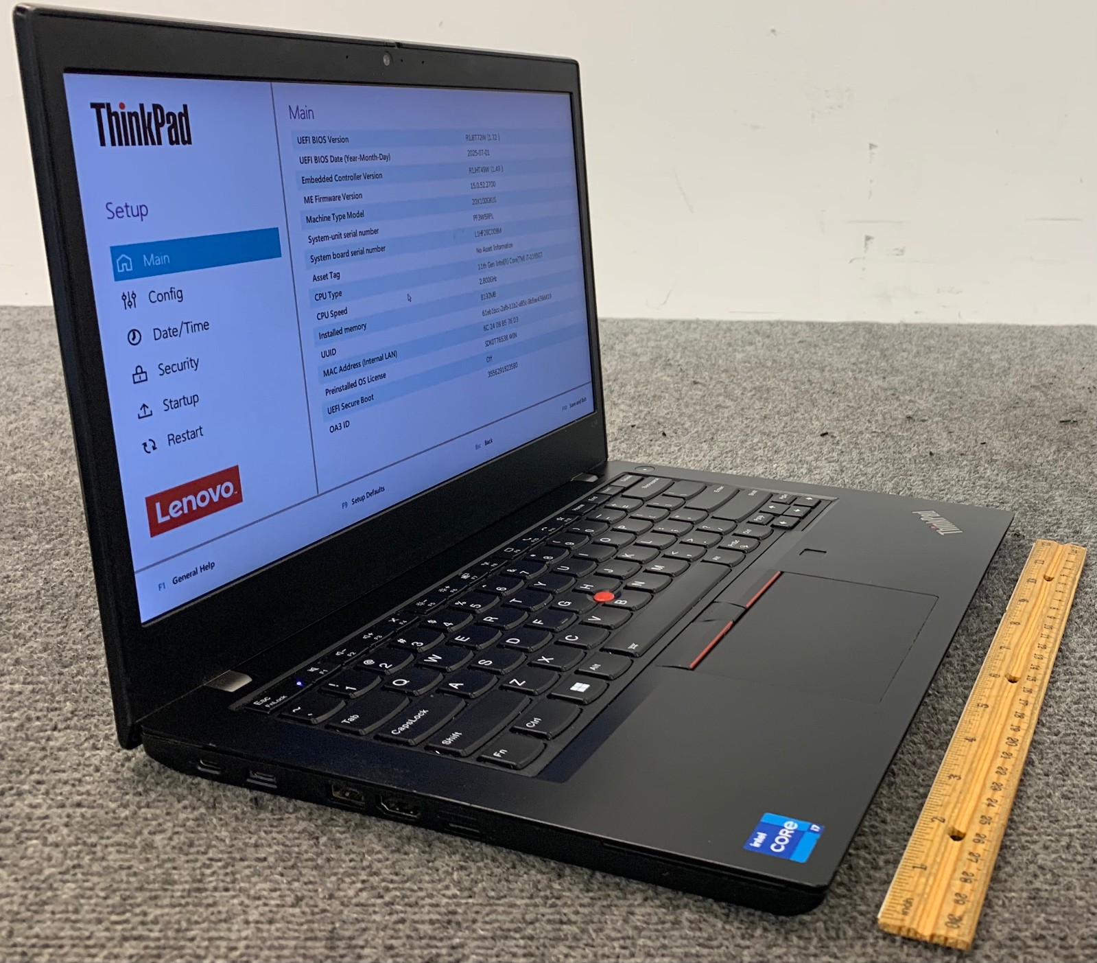 Lenovo ThinkPad L14 Gen 2 14″ Laptop i7-1165G7, No RAM/Storage, Remote Managed