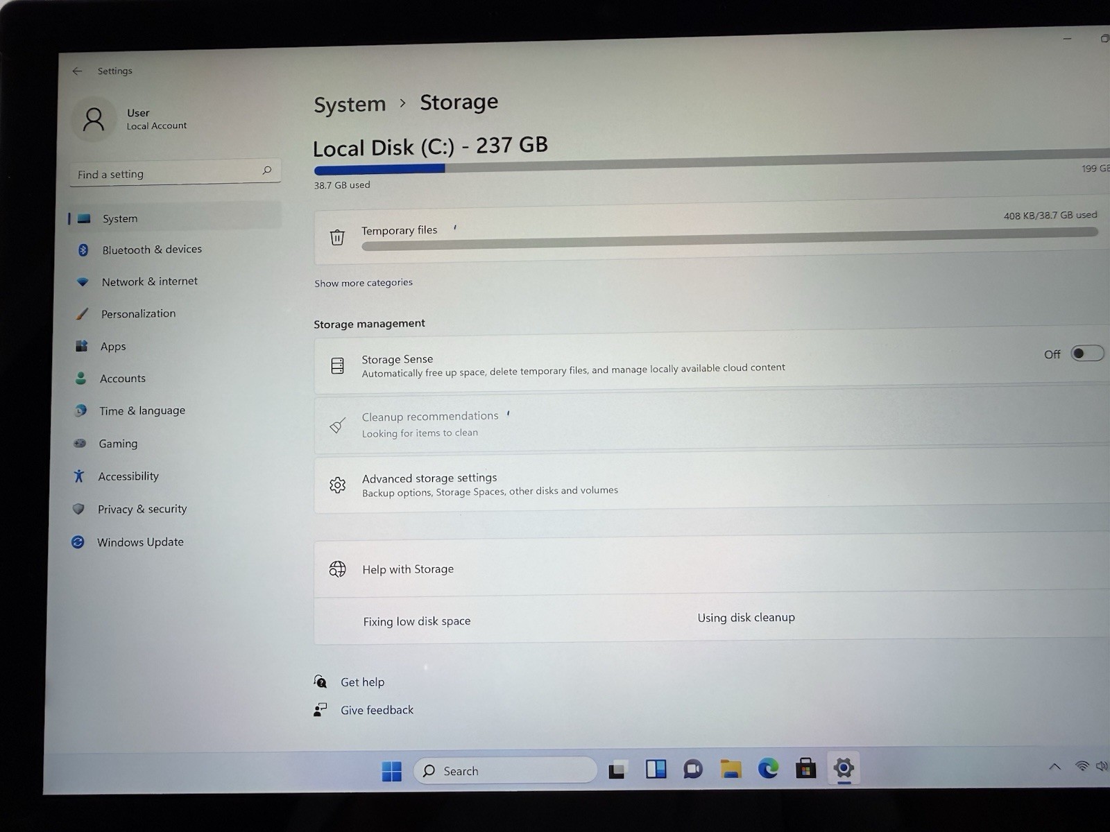 Microsoft Surface Pro 7 plus 1961 Core i5-1135G7 2.4GHz 16GB 256GB Win 11 Pro