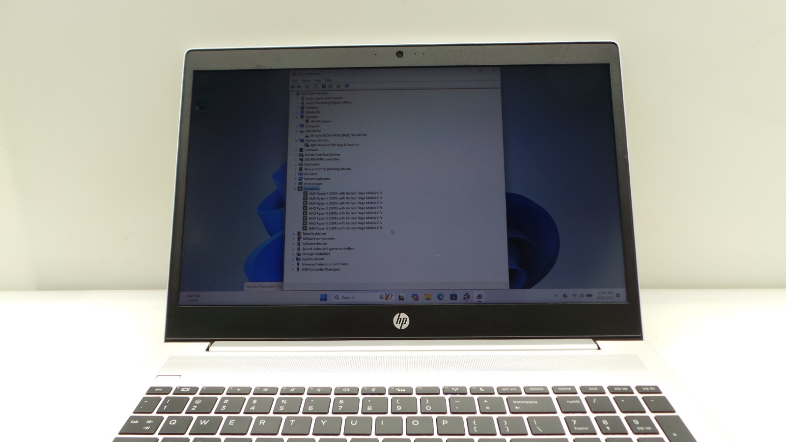HP ProBook 455 G6 | 15.6″ | AMD Ryzen 5 2500U | 8GB RAM 256GB NVMe | WIN 11 PRO