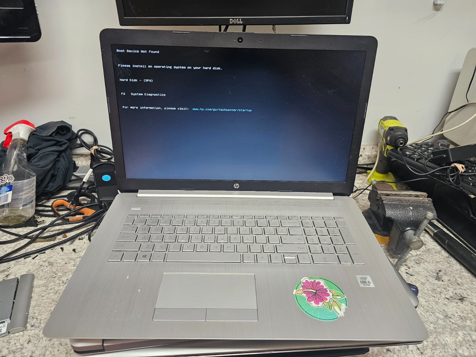 HP 17-BY3065ST | INTEL CORE I5-1035G1 1.0GHZ | 8GB | WiFi BT / NO SSD OS Charger