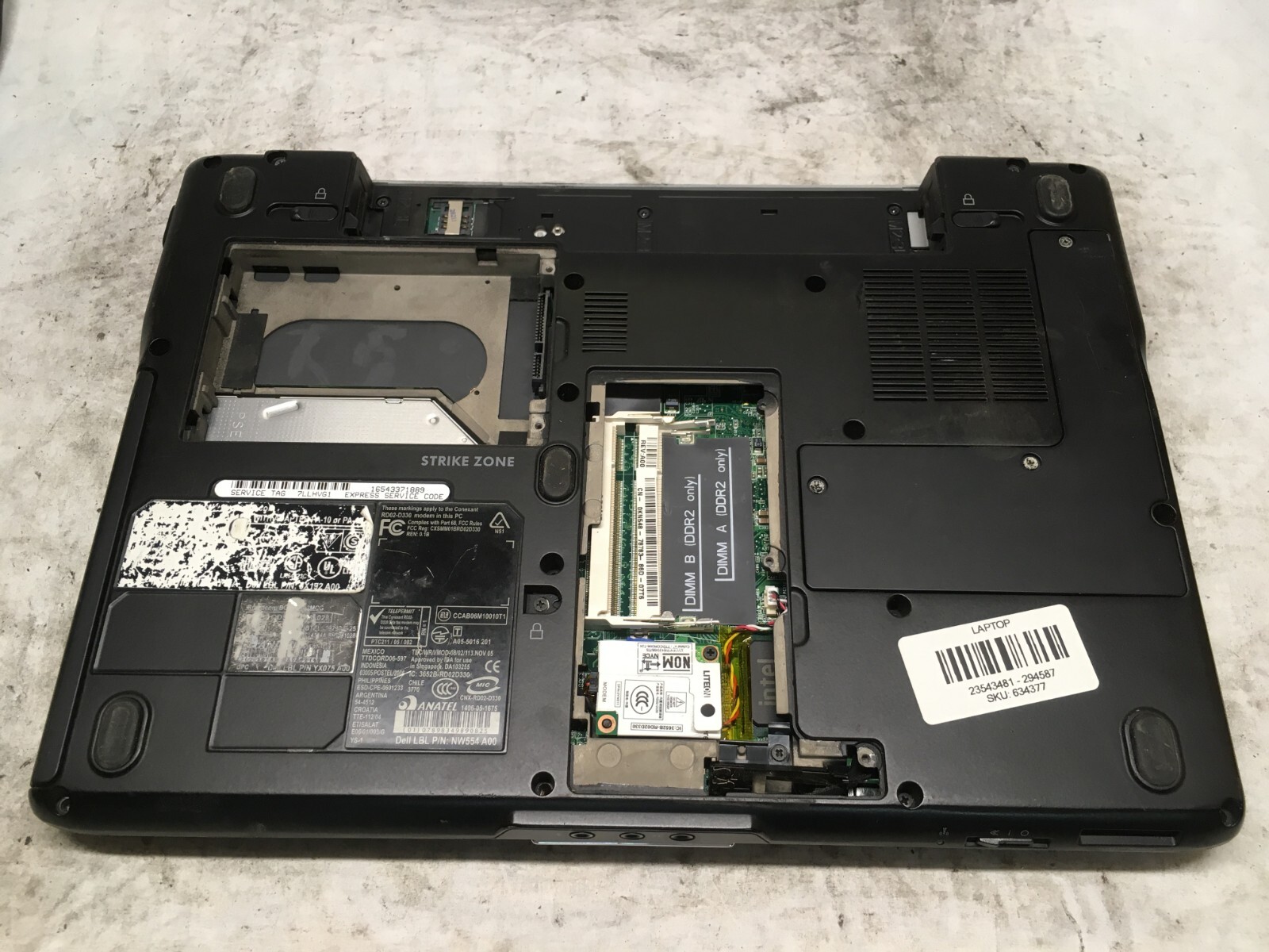 Dell Inspiron 1420 14″ (AS IS) Intel Core 2 Duo – JZ
