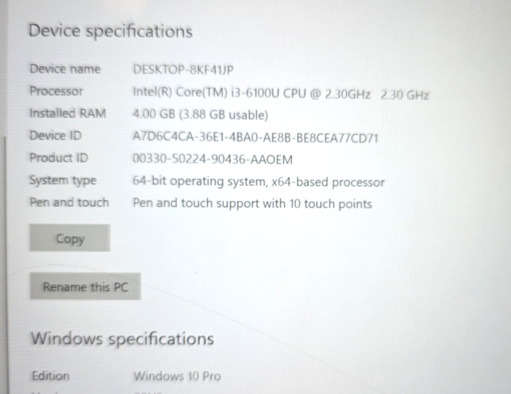Acer Switch Alpha 12| Intel Core i3-6100U| 4GB RAM| 128GB SSD| Win 10 Pro| CS