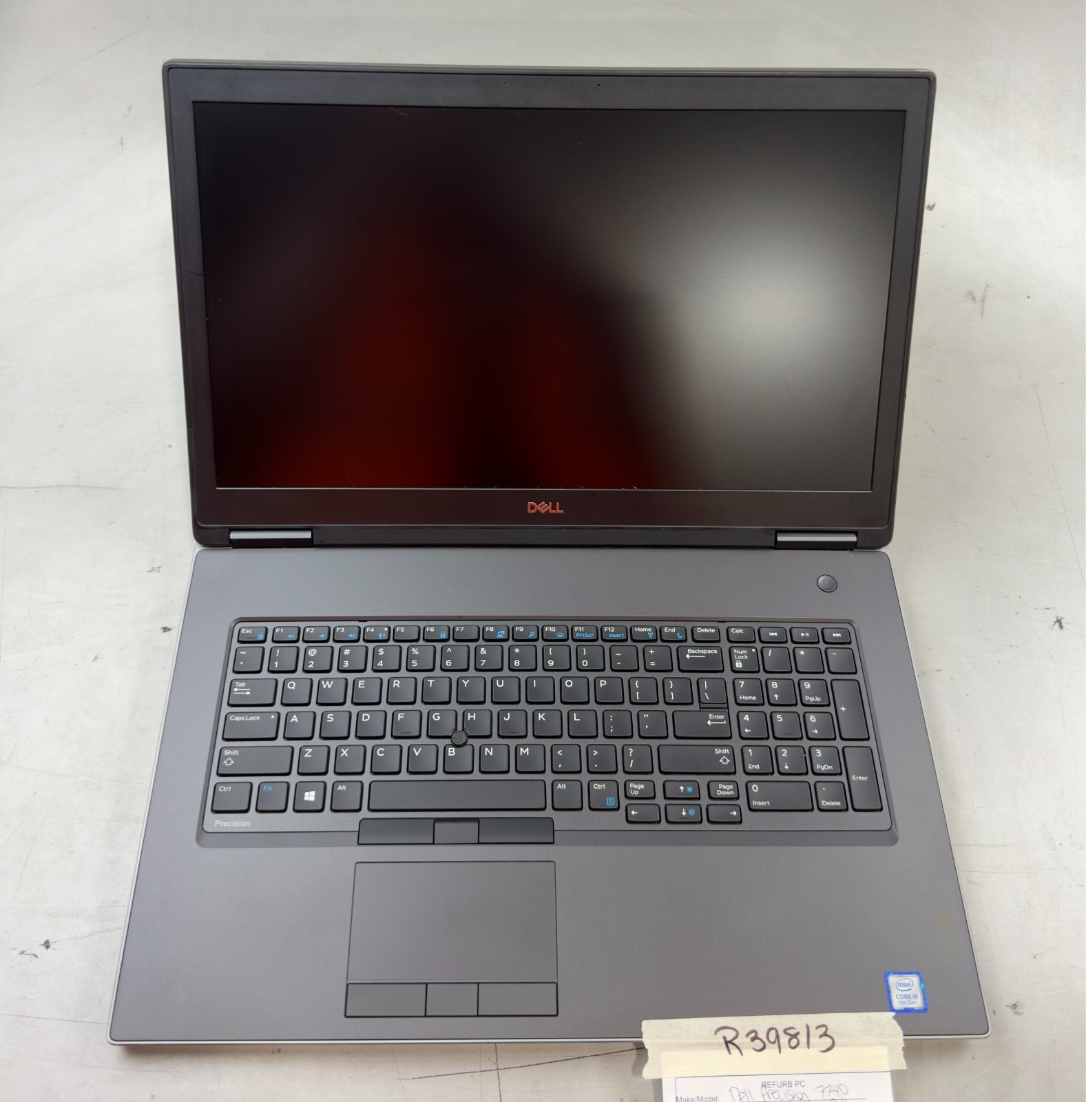 Dell Precision 7740 i9-9980HK / 32GB RAM / RTX 3000 / NO SSD -RL6040