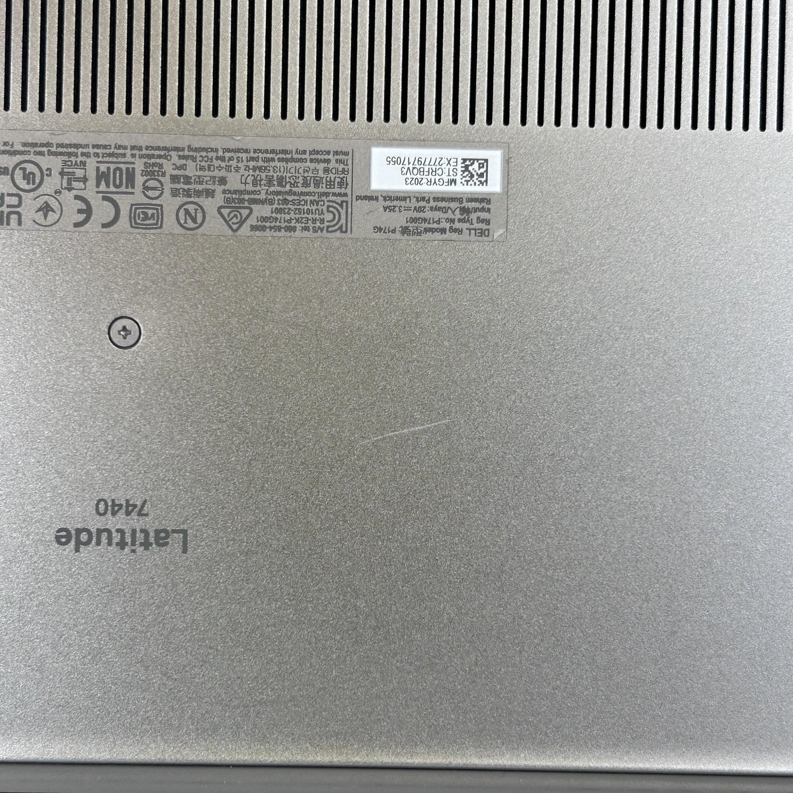 Dell Latitude 7440 14 Gray FHD+ 1.3 GHz i5-1335U 16GB 256GB SSD Very Good