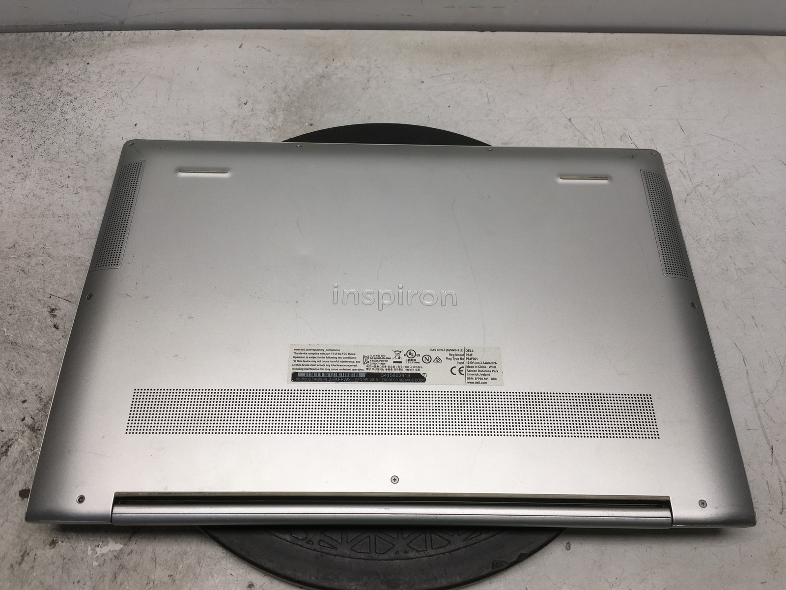 Dell Inspiron 7000 2-in-1 Intel i5 10th gen No RAM NO HDD No Batt