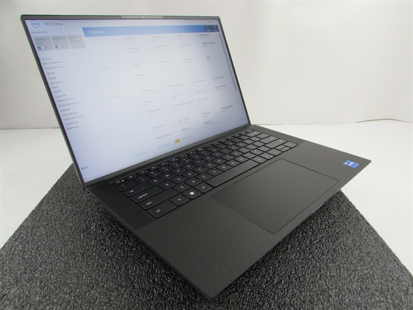 DELL PRECISION 5570 CORE I7-12800H 1TB SSD 32GB RAM NVIDIA RTX A1000 WIN 11 PRO