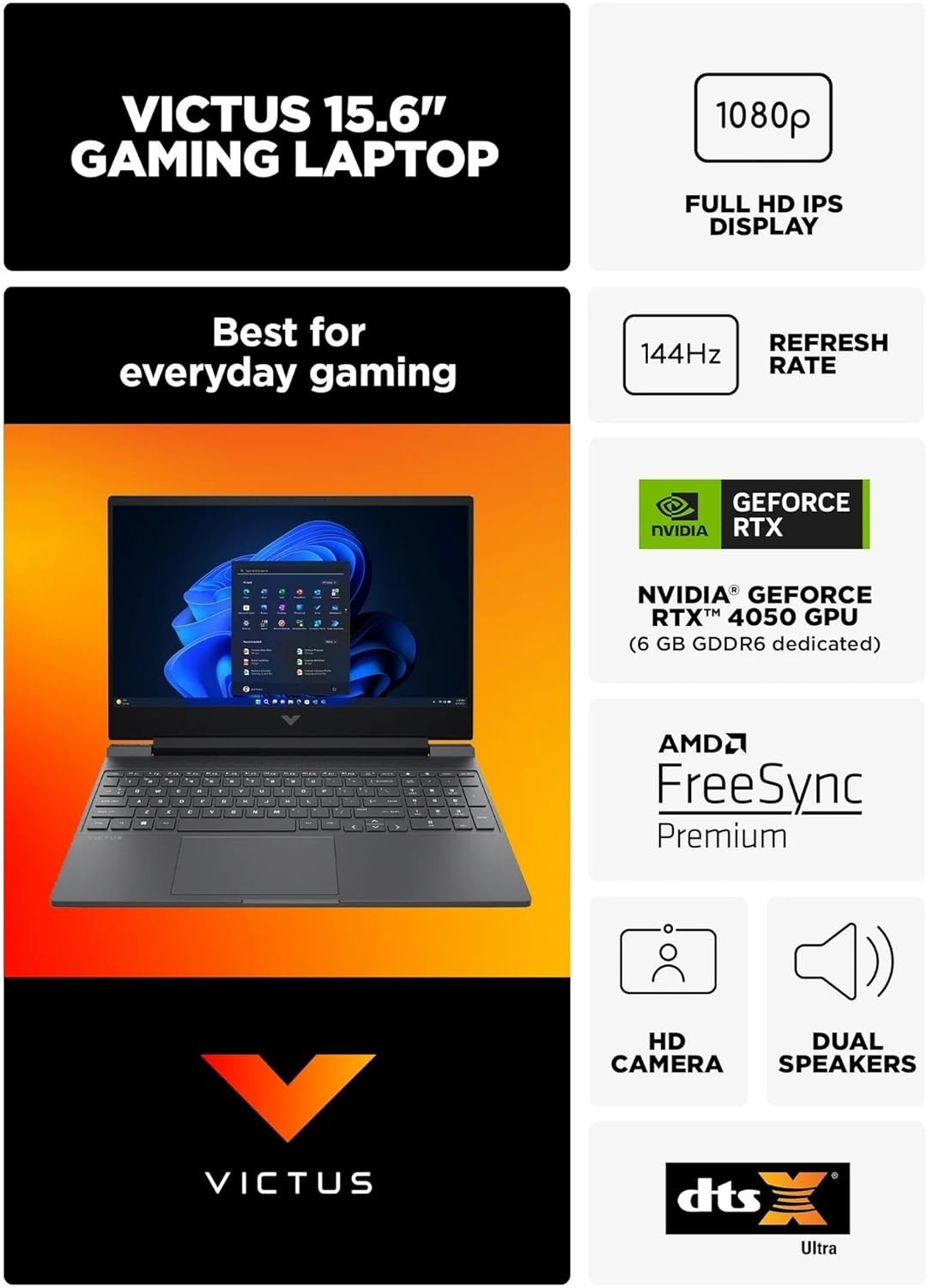 HP Victus 15 Gaming Laptop