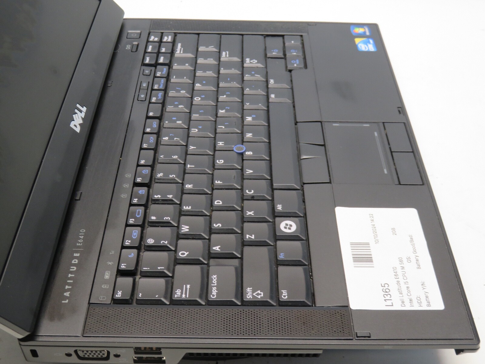Dell Latitude E6410 Intel Core i5 CPU M 560 @2.67GHz 2GB NO HDD No Batt