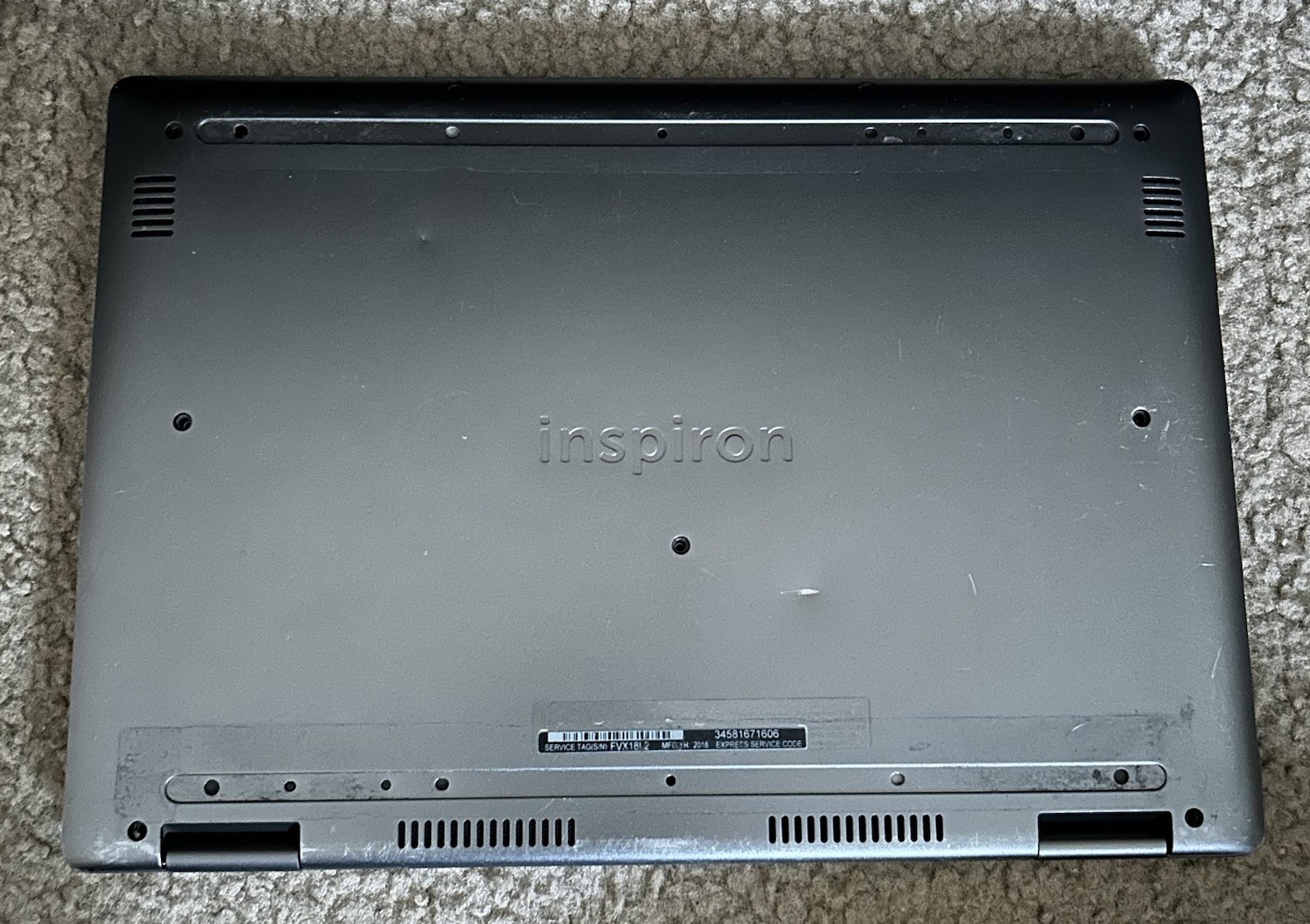 Dell Inspiron 7375 13.3″ Ryzen 5 Touch 2-in-1 Laptop UNTESTED For Parts/Repair