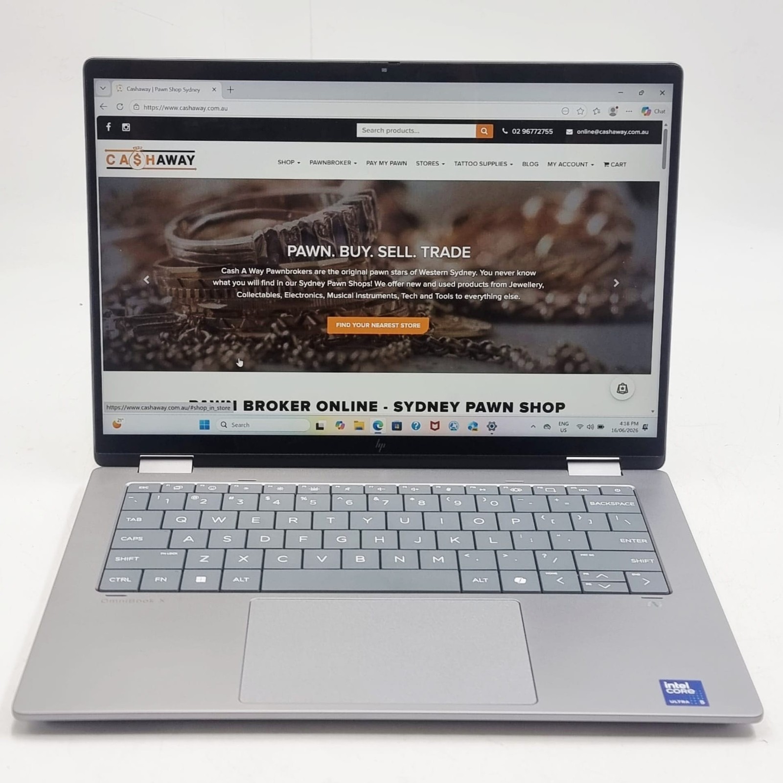 HP OmniBook X Flip 14″ Touchscreen Laptop Ultra 5 226V 16GB 500GB SSD