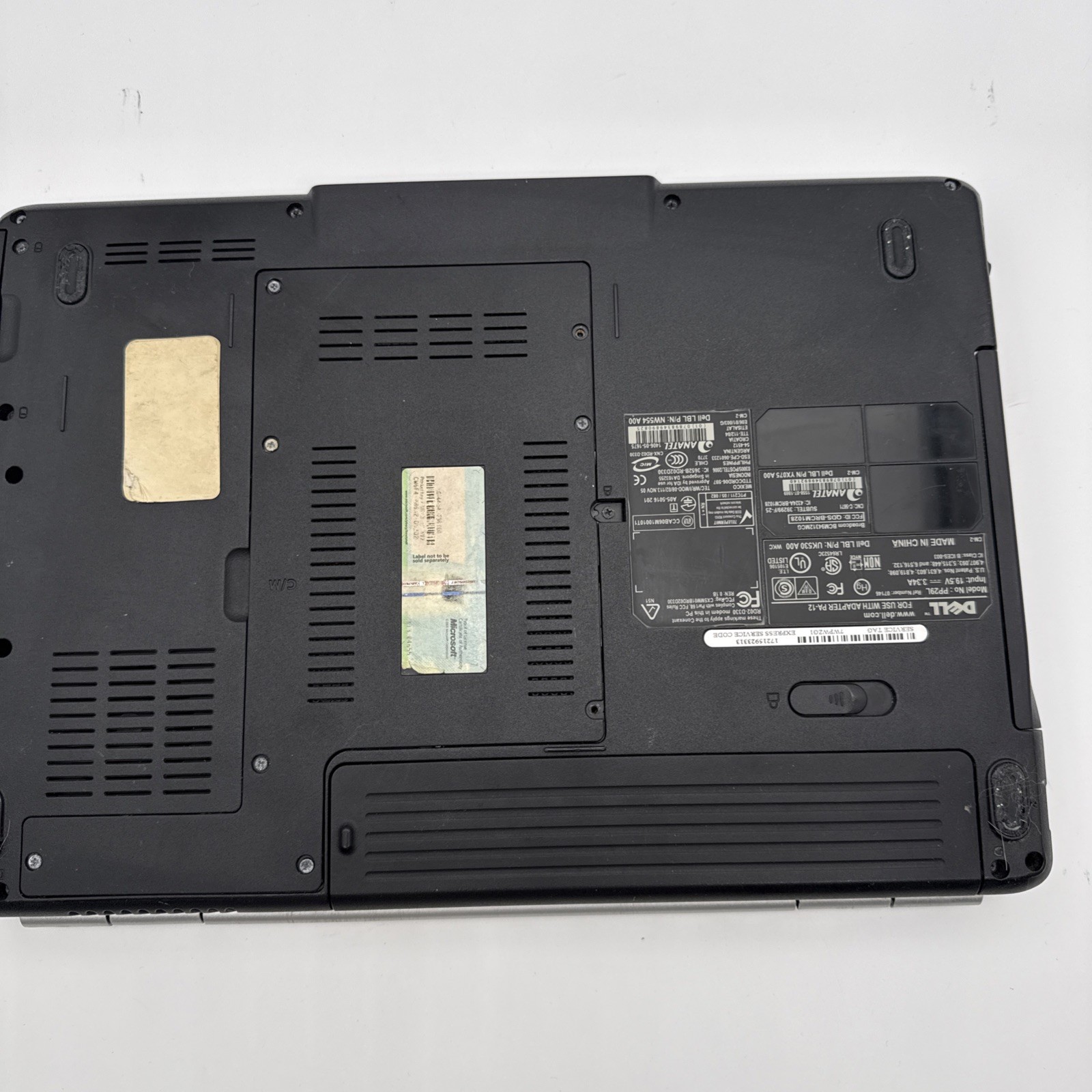 Dell Insprion 1525 intel Cpu 2.16ghz, 4gb ram, 120 HDD, Boot Bios, Batt, No OS