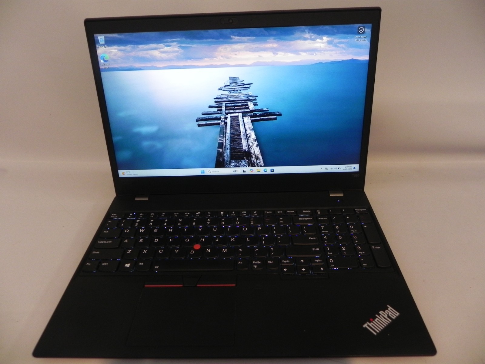 Lenovo ThinkPad T580 15.6″ Windows 11 Intel i7-8550u 1.9GHz 16GB RAM 256SSD