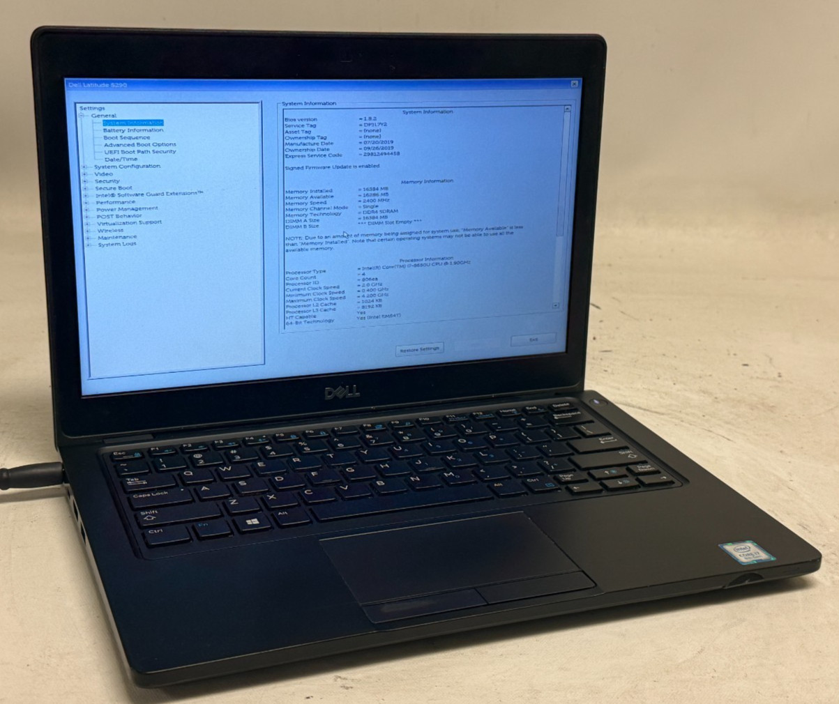 Dell Latitude 5290 12.7″ (i7-8650u – 16GB RAM – 512GB SSD – Win11Home)