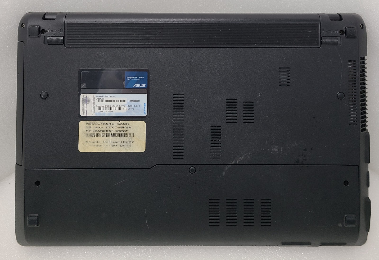 Asus K54C-5KSX Laptop Intel Pentium B960 2.2 GHz 4 GB RAM NO HD/OS (FL)