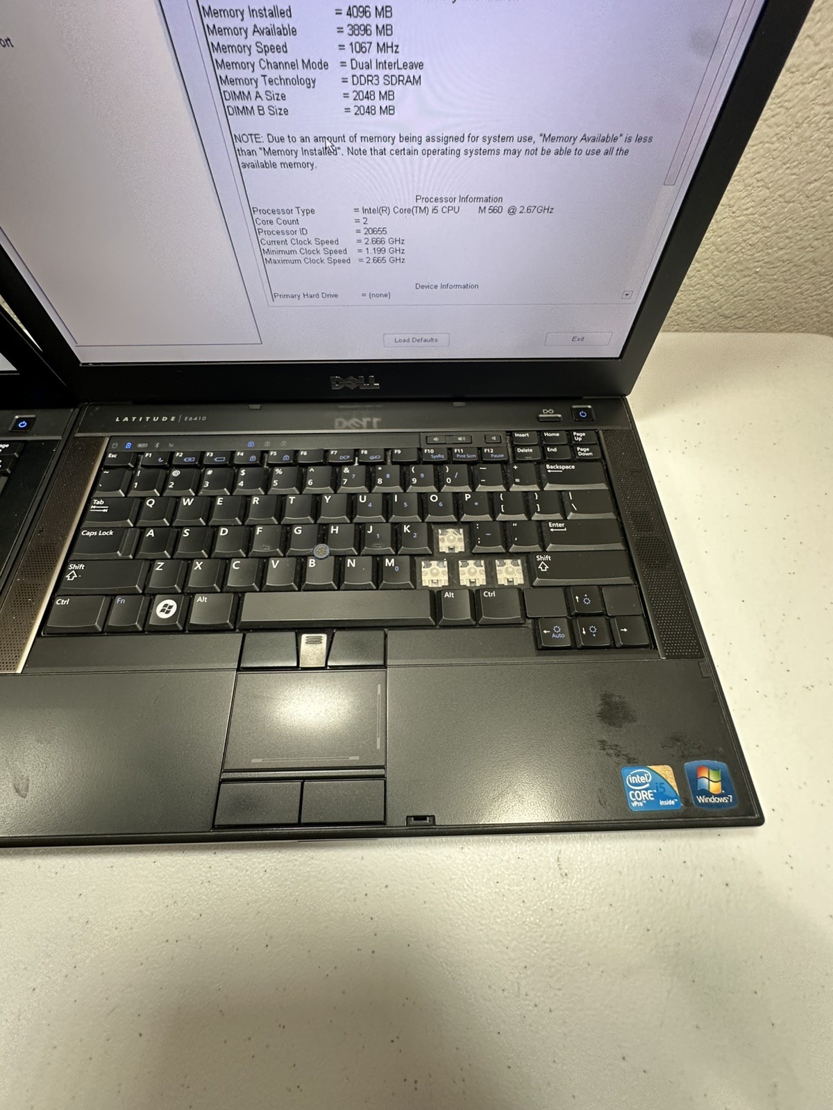 Two Dell Latitude E6410 14″ Laptop i5 2.67GHz – No HDD or Caddy