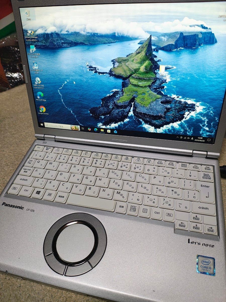 Panasonic Let’s note CF-SZ6 i5-7200u 8GB 128GB Windows10 pro Tested