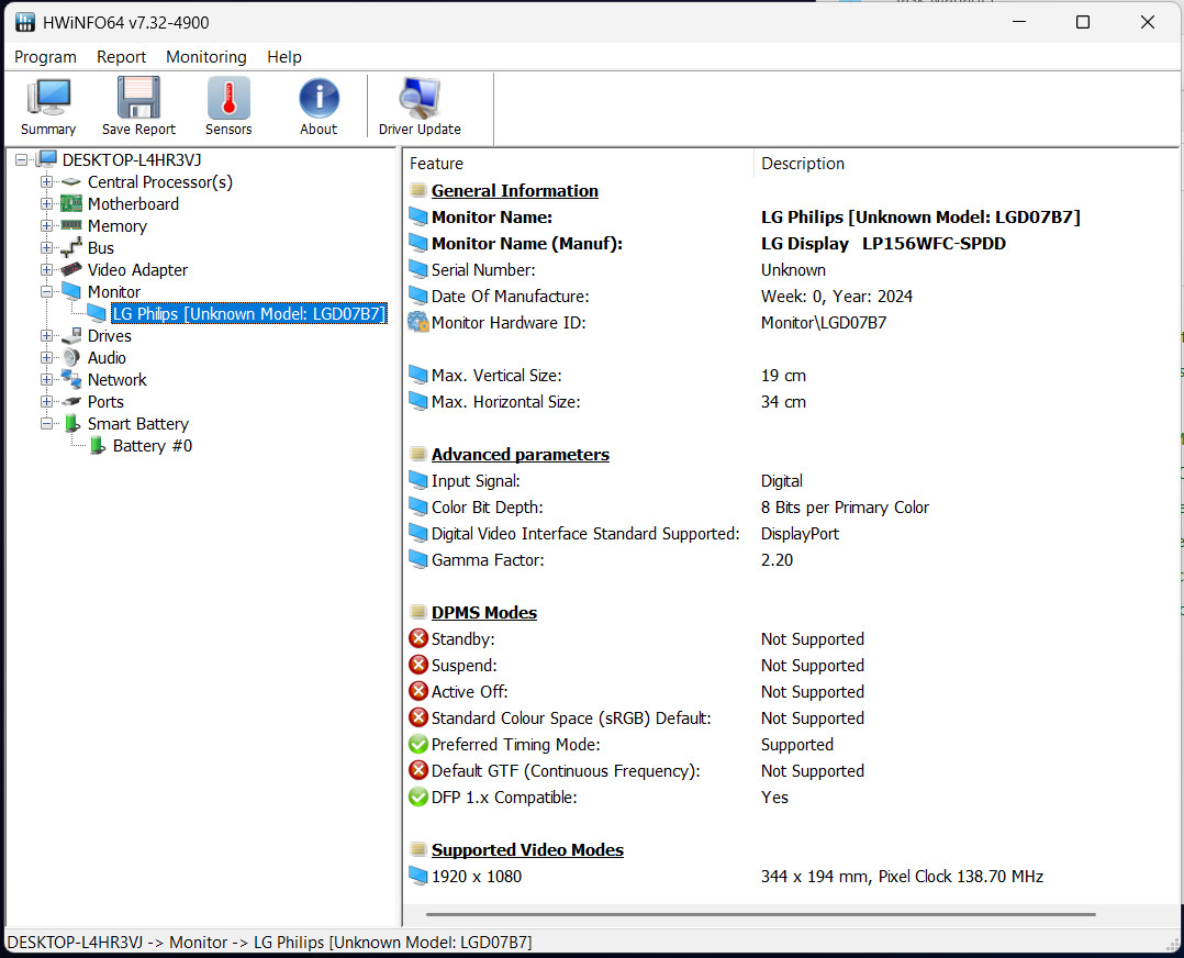 LG Gram Book 15.6 FHD I5-1334U 16Gb 256Gb NVMe SSD Win11 15U50T