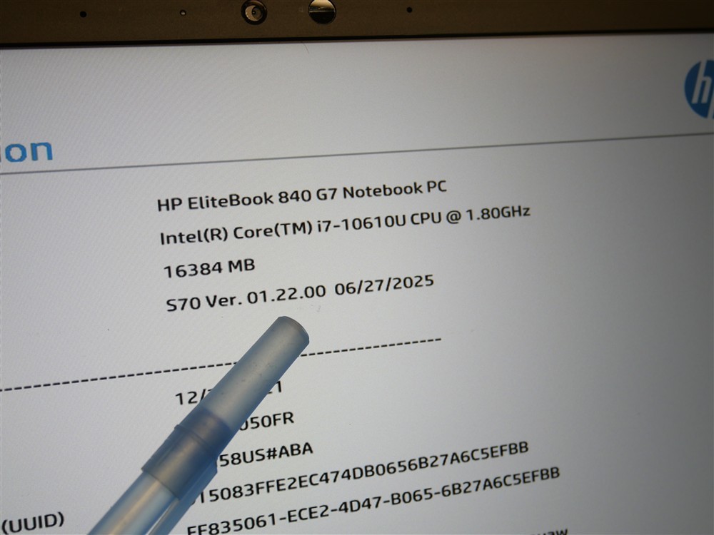 HP ELITEBOOK 840 G7 14″ Laptop i7-10610 16GB DDR4 1920 X 1080 w/ AC Adapter!