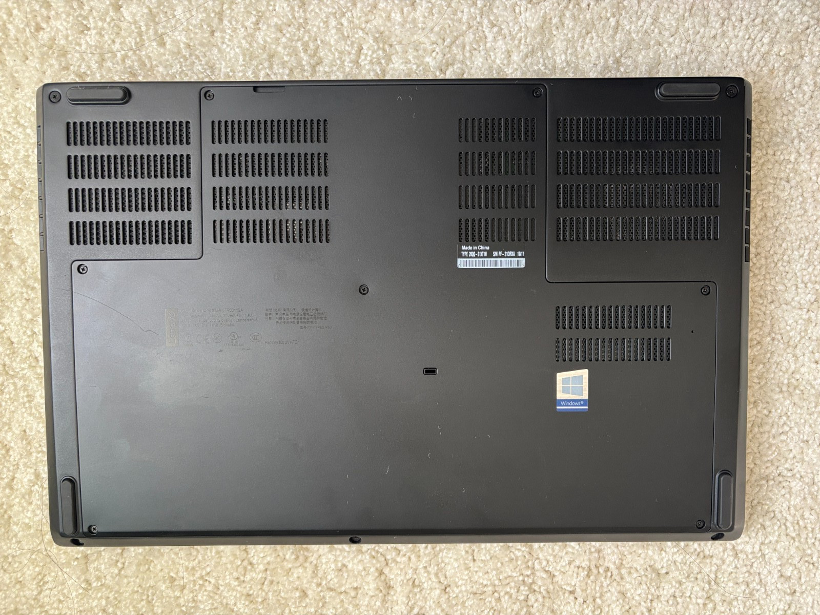 Lenovo Thinkpad P53 i7-9850h NVIDIA Quadro T2000 500GB SSD