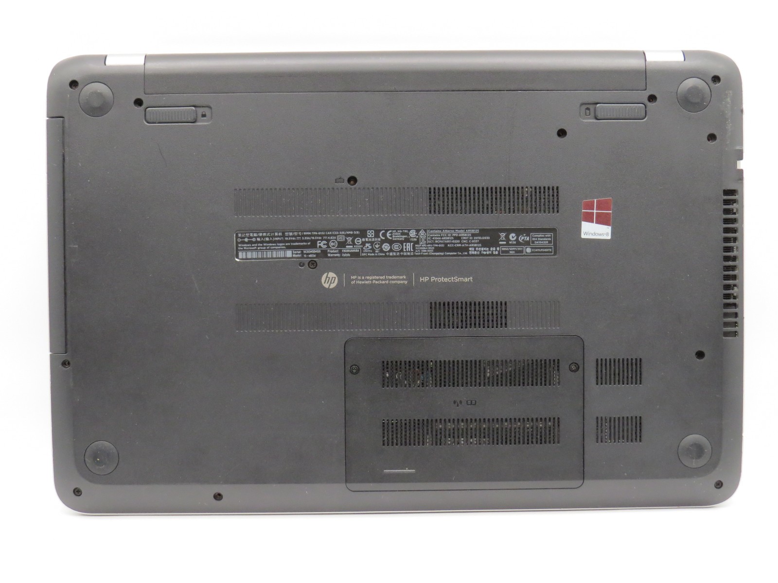 HP pavilion 15 | AMD A8 @ 1.7GHz | 8GB DDR3 | 238GB SSD | 15.6″ | No OS