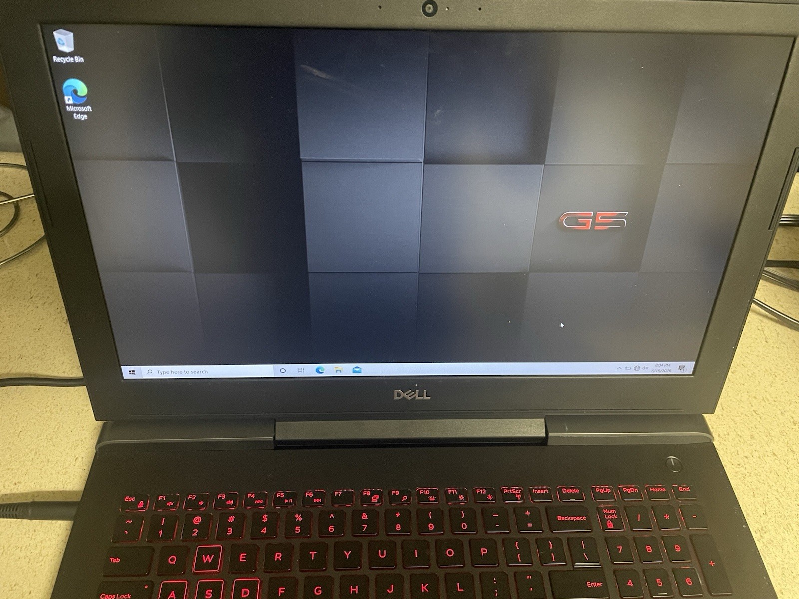 Dell G5 5587 gaming laptop 8GB RAM Nvidia GeForce GTX 1060 with Max-Q Design 6GB