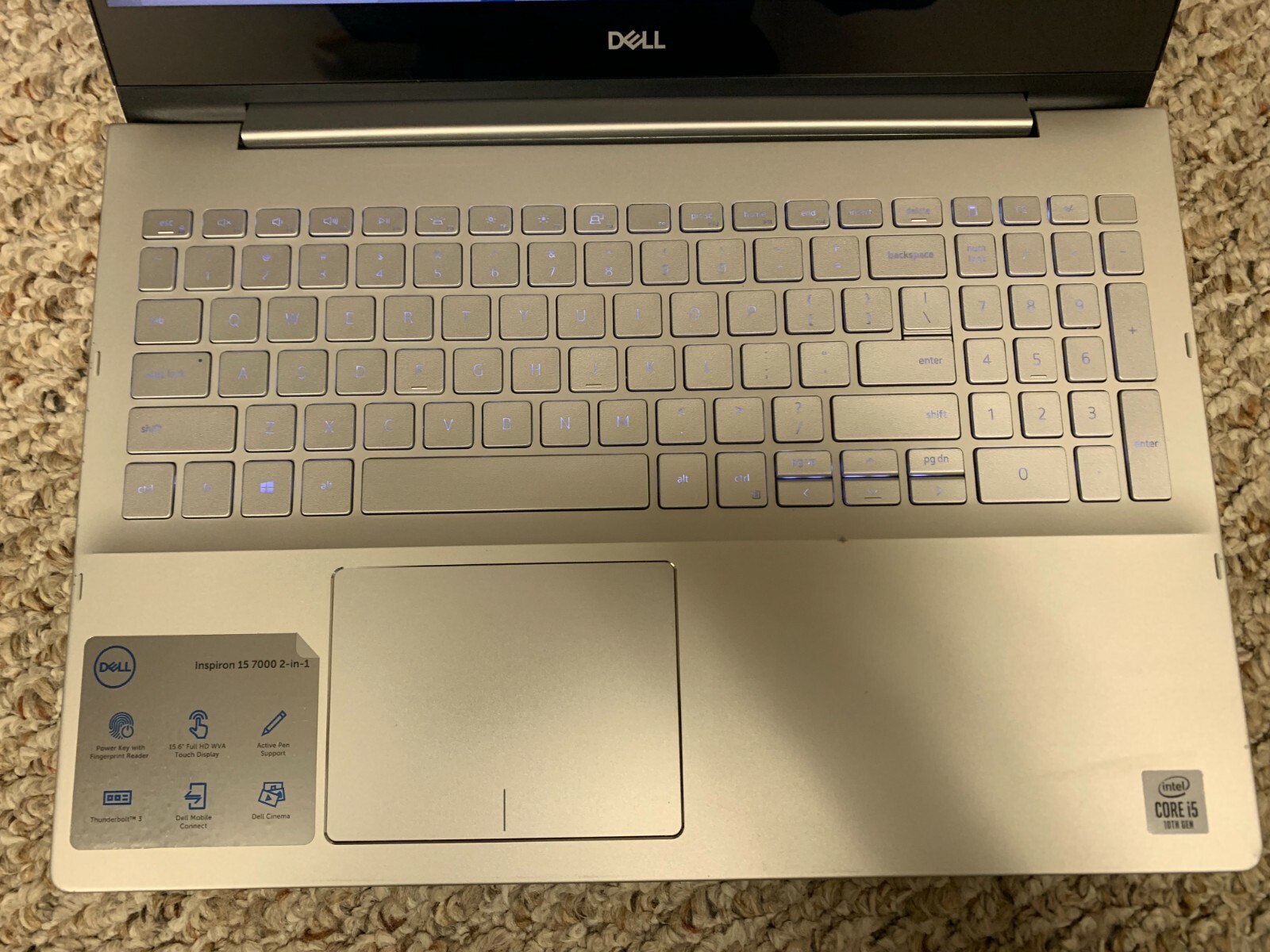 Dell Inspiron 7591 15.6″ 2-in-1 FHD Touch i5-10210U 8GB RAM 512GB+32GB Optane