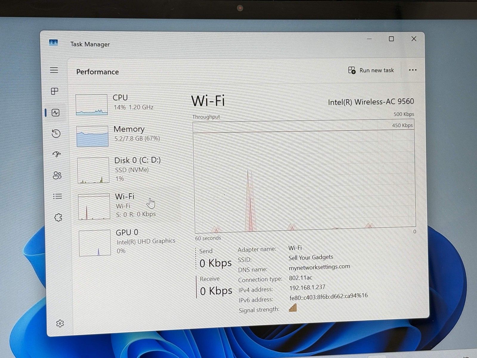 Lenovo IdeaPad Flex 5 14IIL05 14″ Core i5-1035G1 8GB RAM 256GB SSD Gray