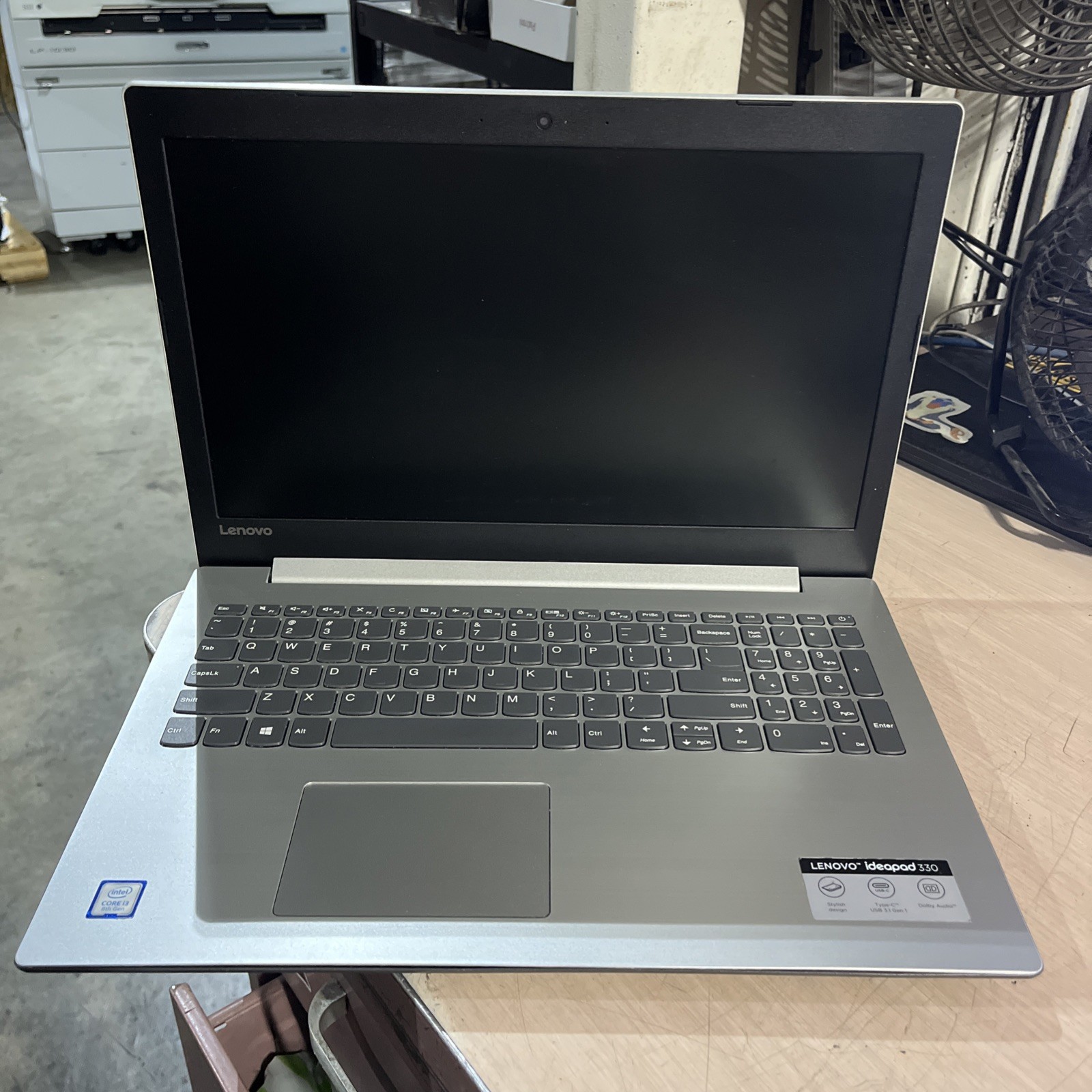 LENOVO IDEAPAD 330 INTEL CORE I3 8TH GEN 4GB RAM NO HD