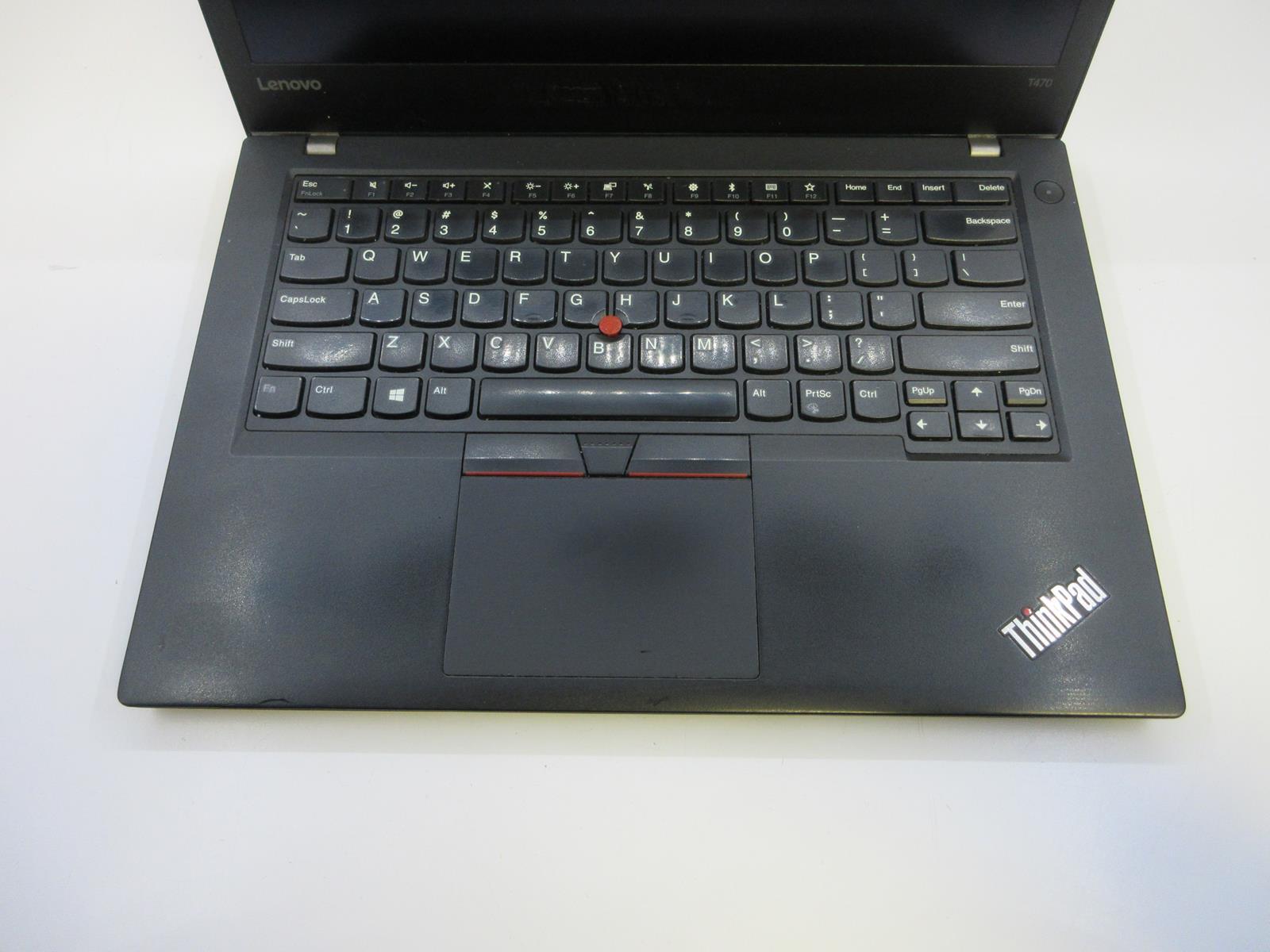 LENOVO THINKPAD T470 Laptop w/ Intel Core i5-6300U 2.40 GHZ + 8 GB No HD/Battery
