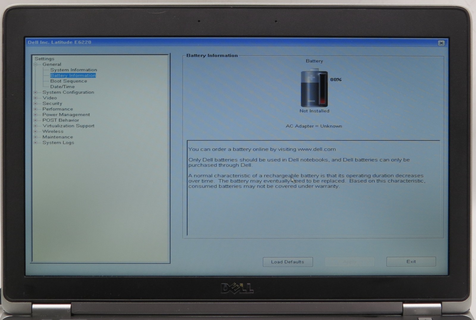 Dell Latitude E6220 _ i5-2520M @ 2.5 _ 4GB DDR3 RAM _ No SSD / OS _ w/ AC