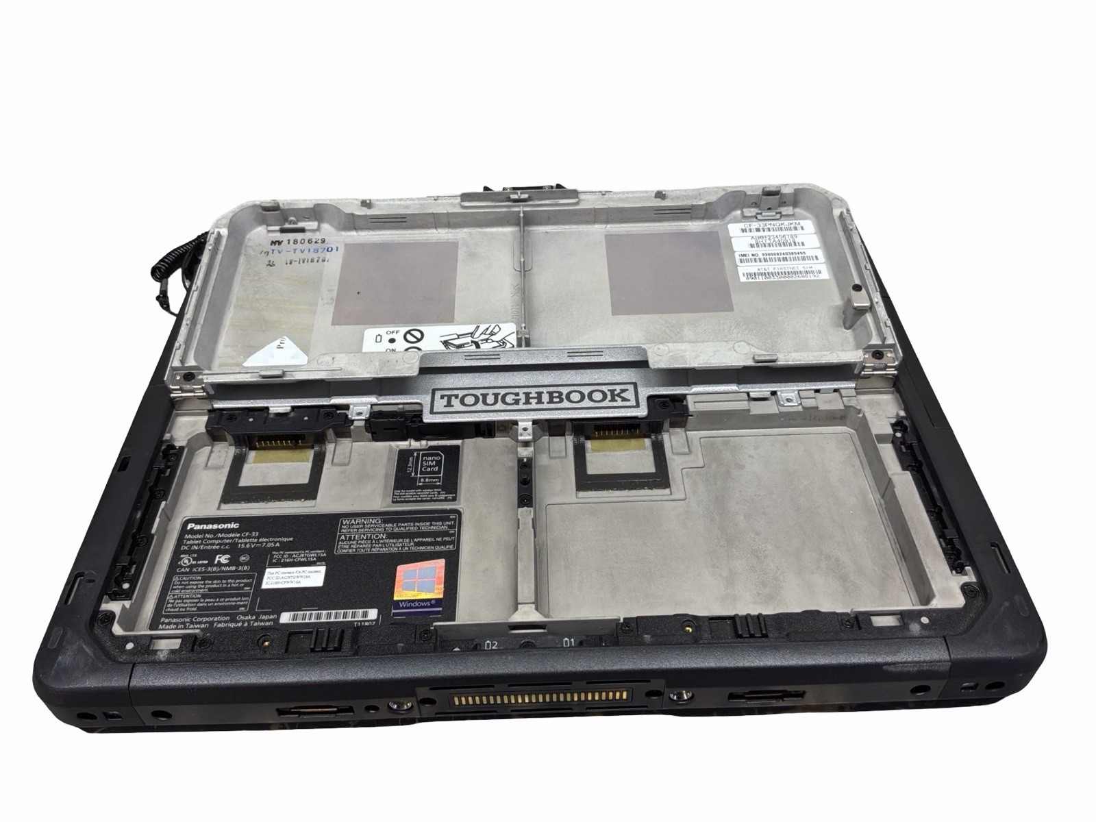 Panasonic Toughbook CF-33 i5-6TH GEN 2.4GHz 8GB RAM TOUCH For Parts SEE DETAILS