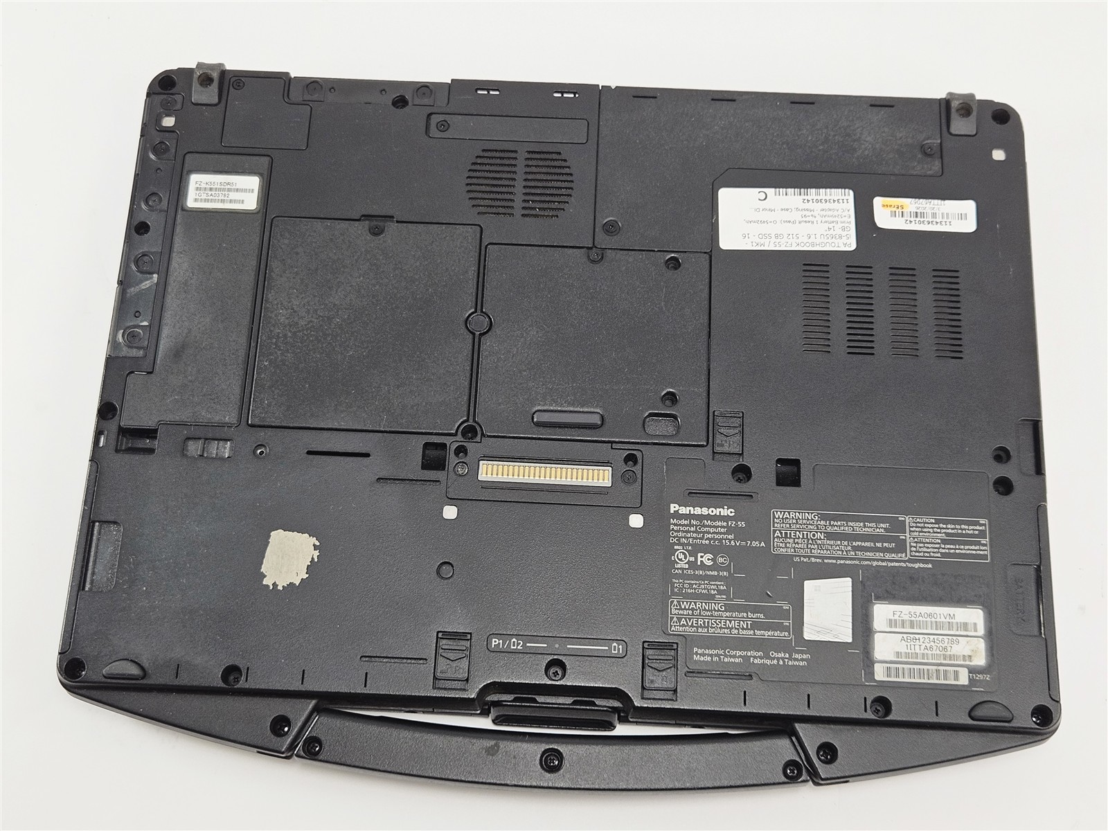 Panasonic 14″ Toughbook FZ-55 MK1 i5-8365U 16GB RAM 512GB SSD No OS